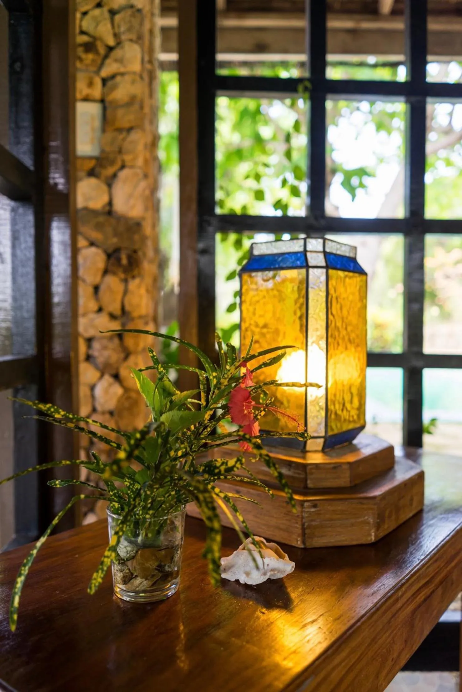 Decorative detail in La Estancia Busuanga