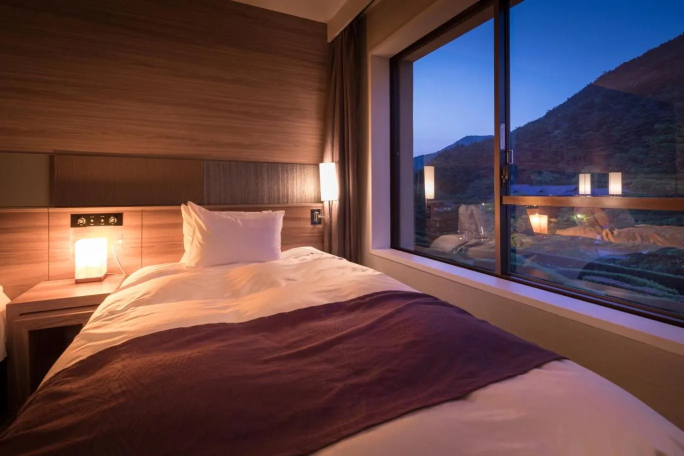 Photo of the whole room, Bed in Hotel Koyokan