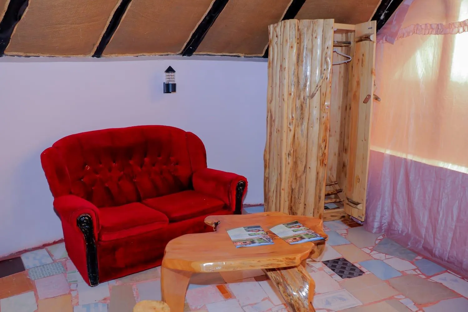 Living room in Enkapune Resort Naivasha