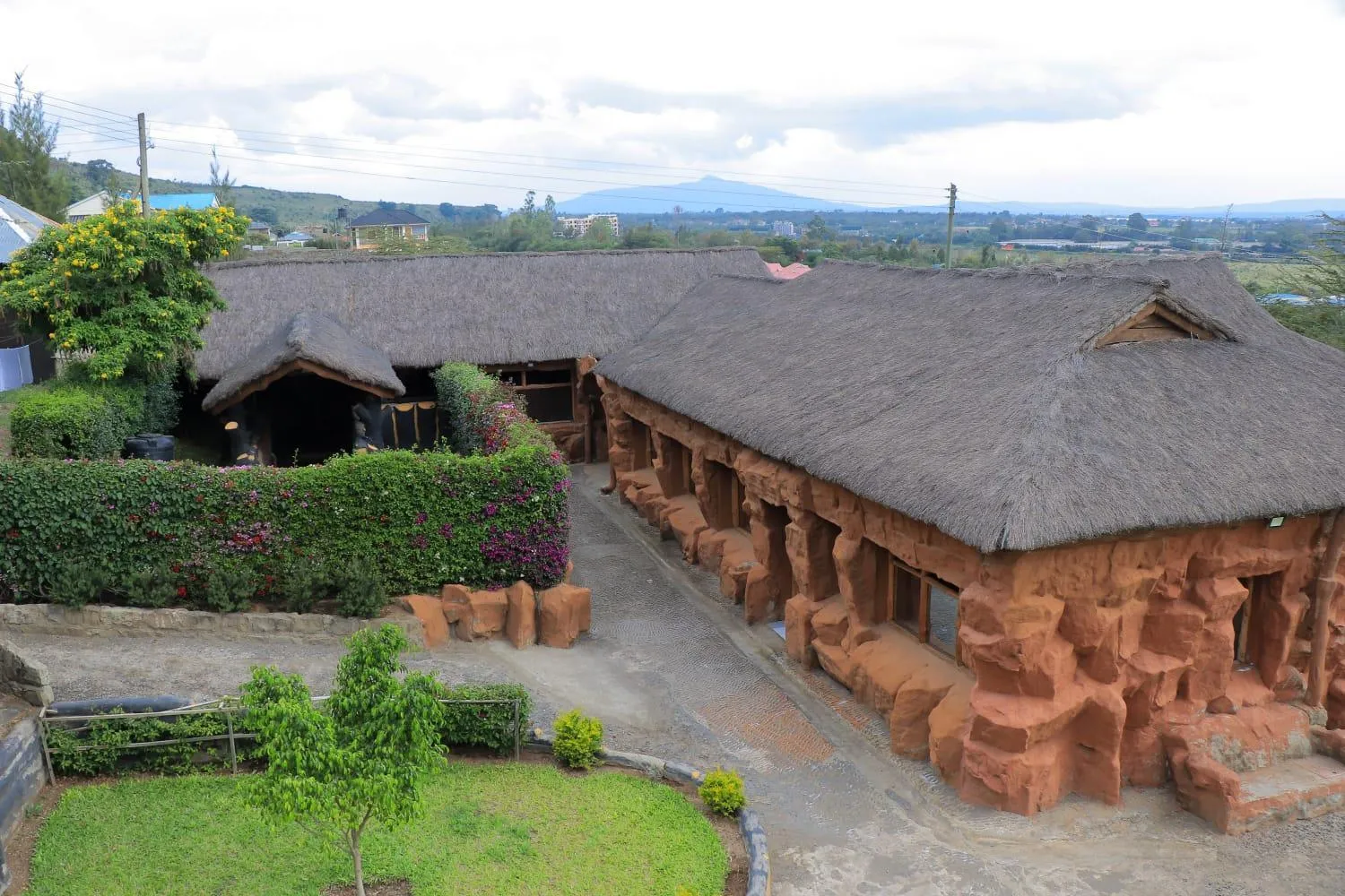 Natural landscape in Enkapune Resort Naivasha
