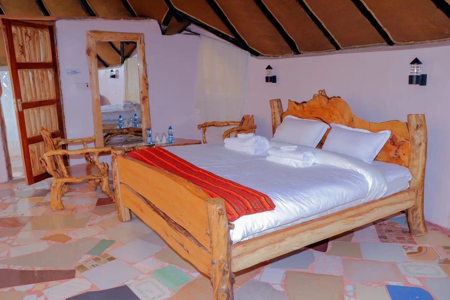 Photo of the whole room, Bed in Enkapune Resort Naivasha