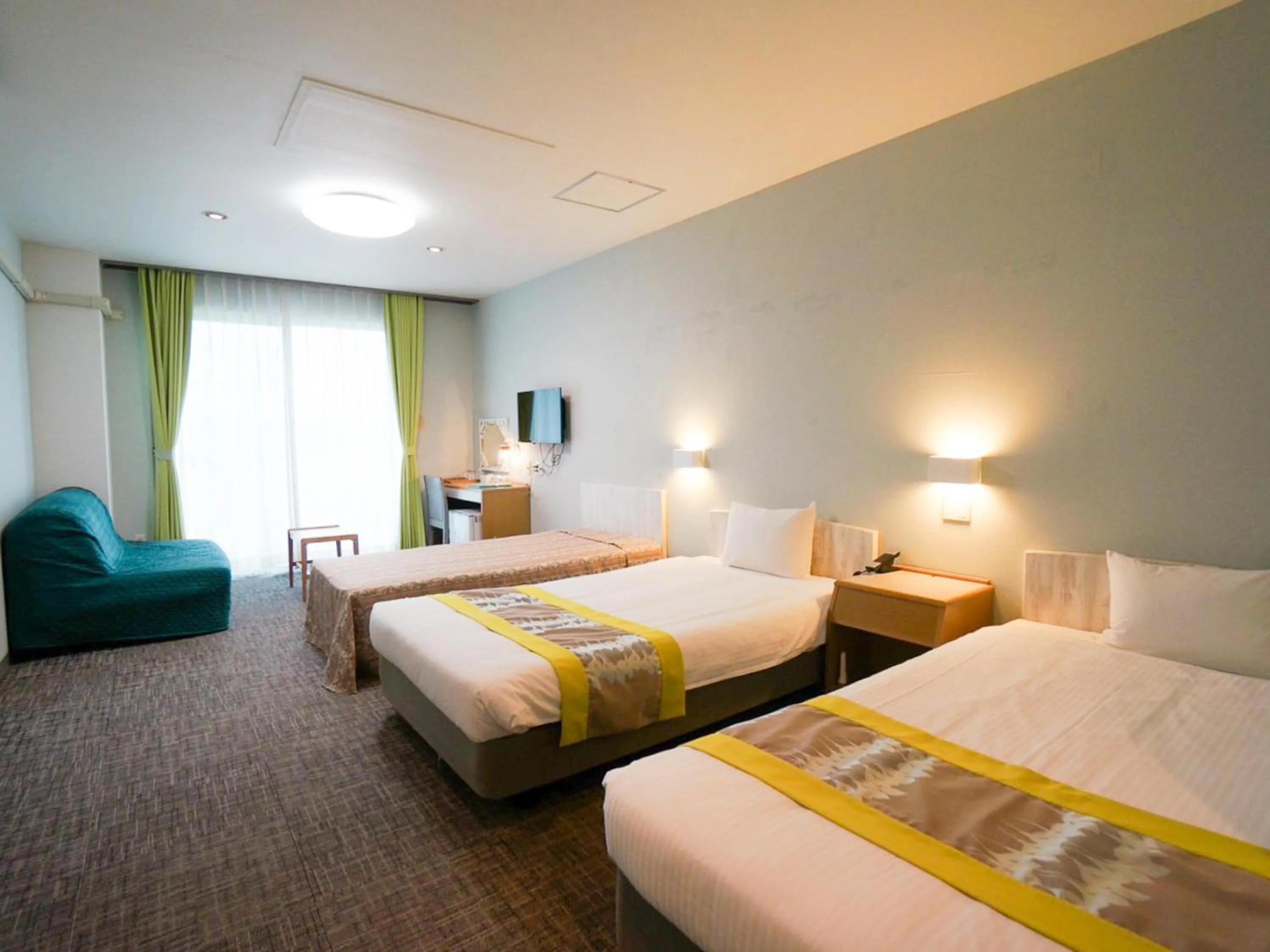 Bed in Hotel Caretta