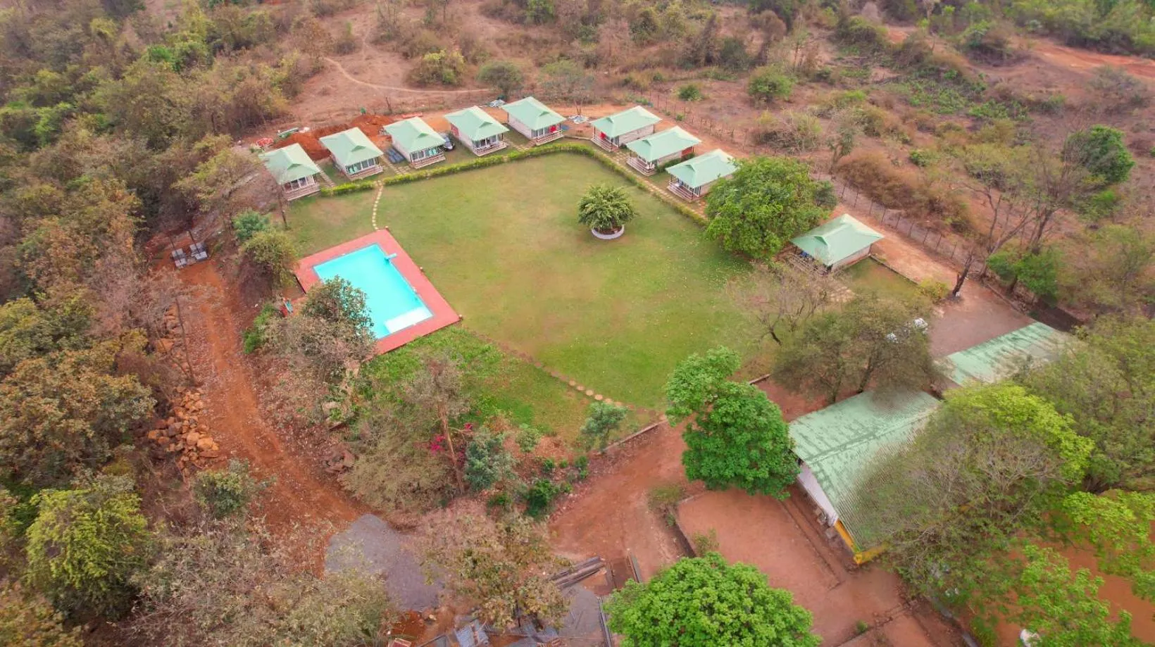 Bird's eye view in Nature Trails Durshet, Khopoli