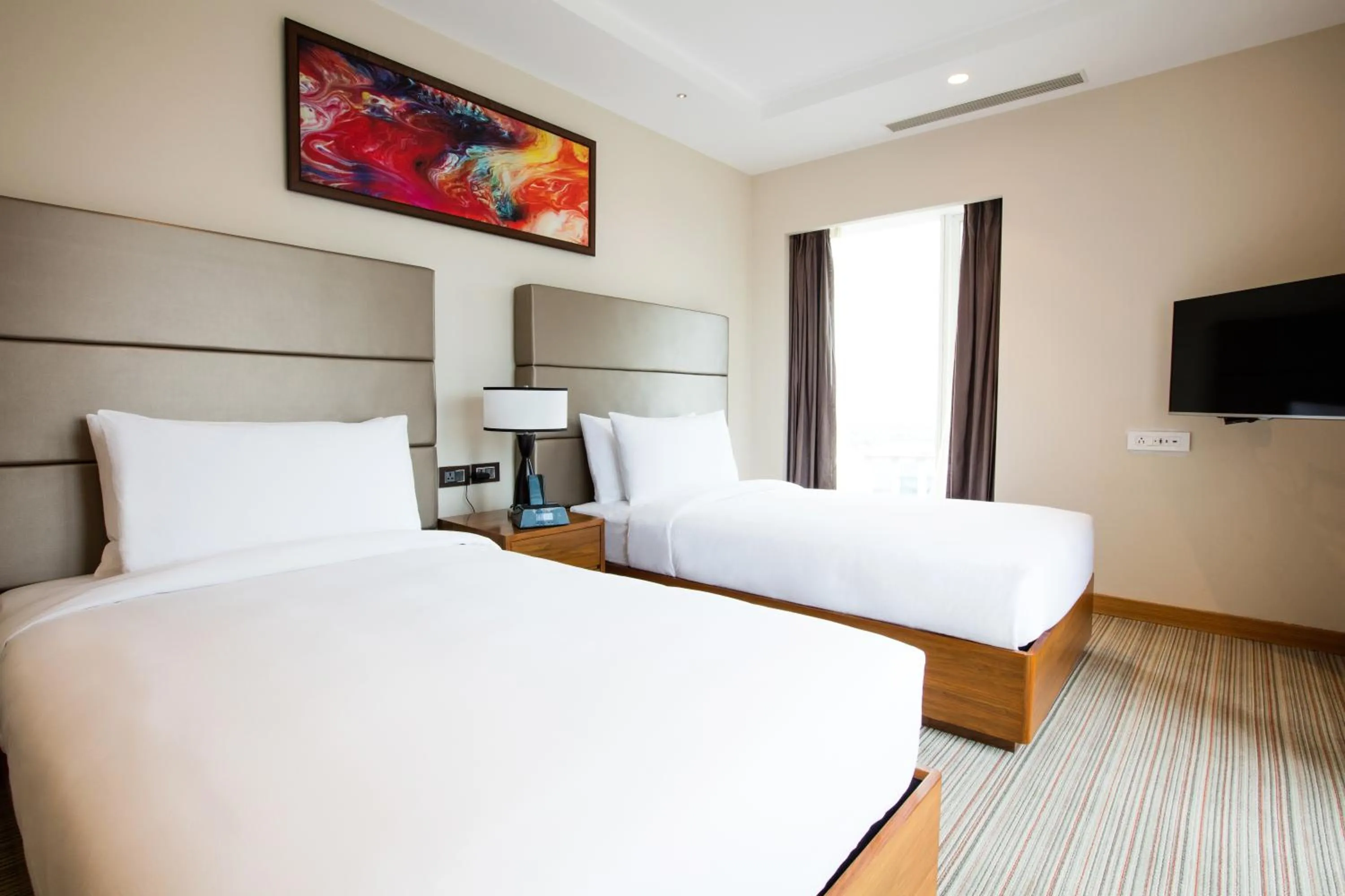 Day, Bed in Oakwood Residence Kapil Hyderabad