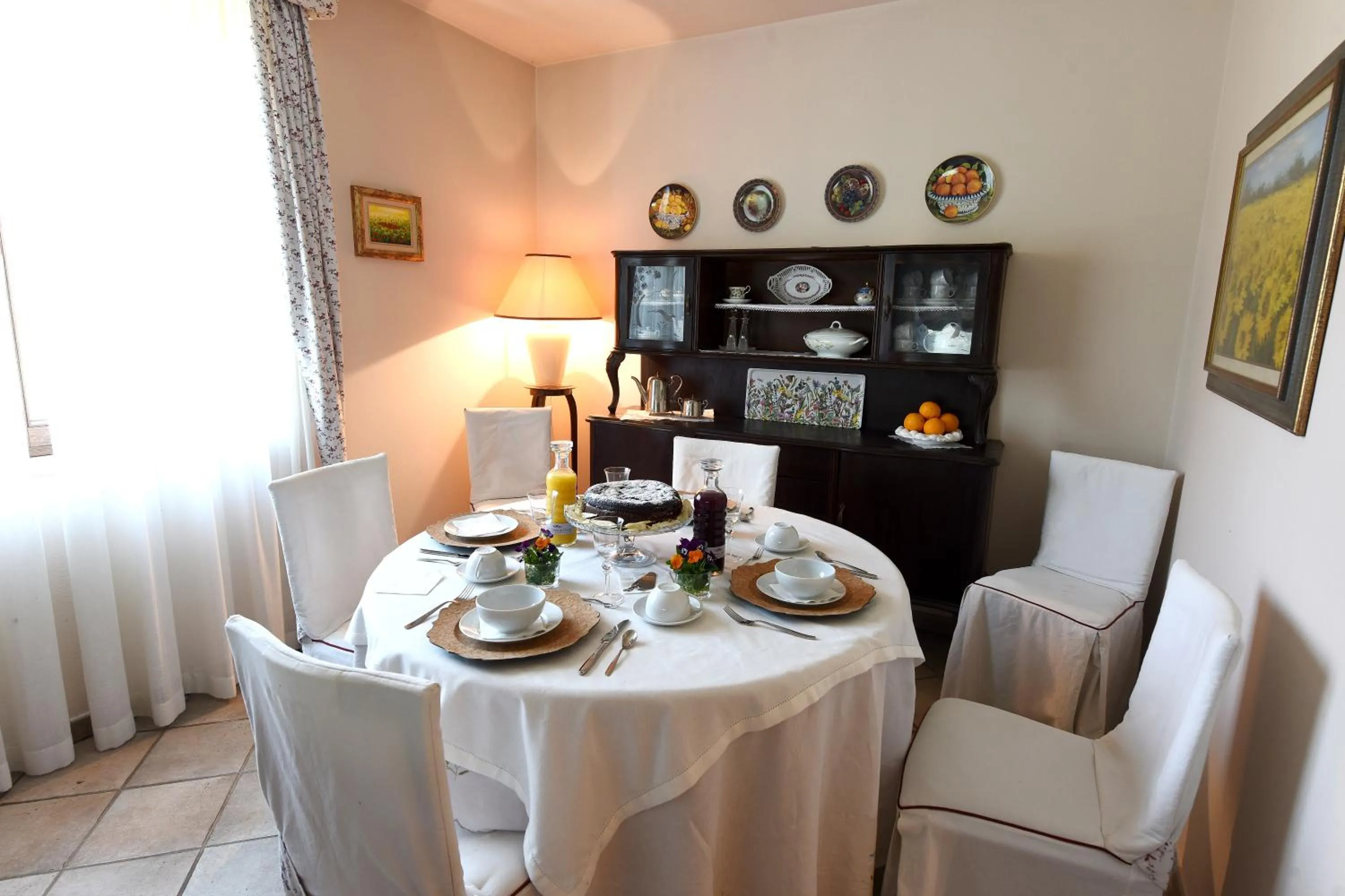 On site in Villa Campo dei Fiori