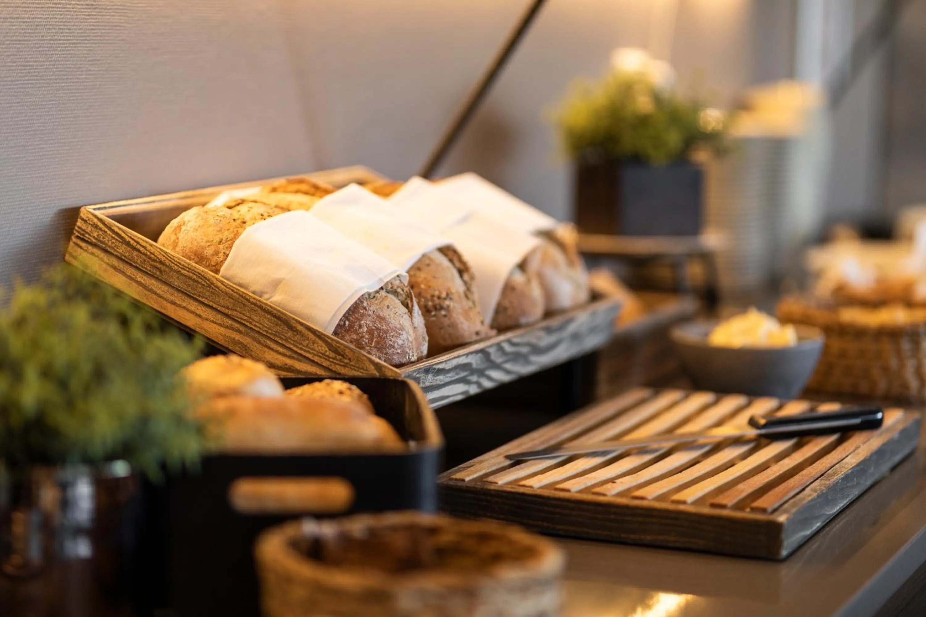 Buffet breakfast in Home Hotel Helma