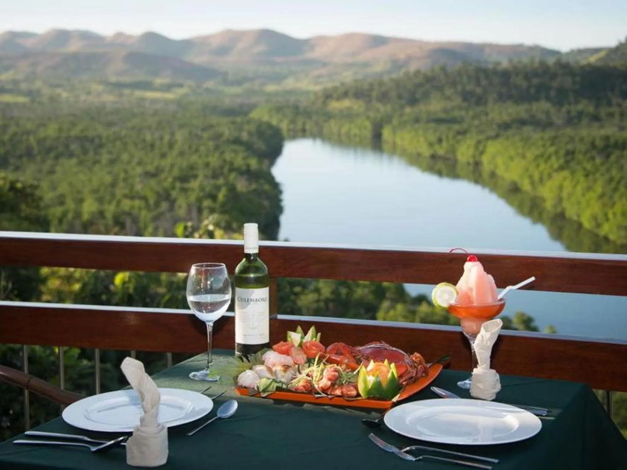 Food and drinks in The Riverhouse