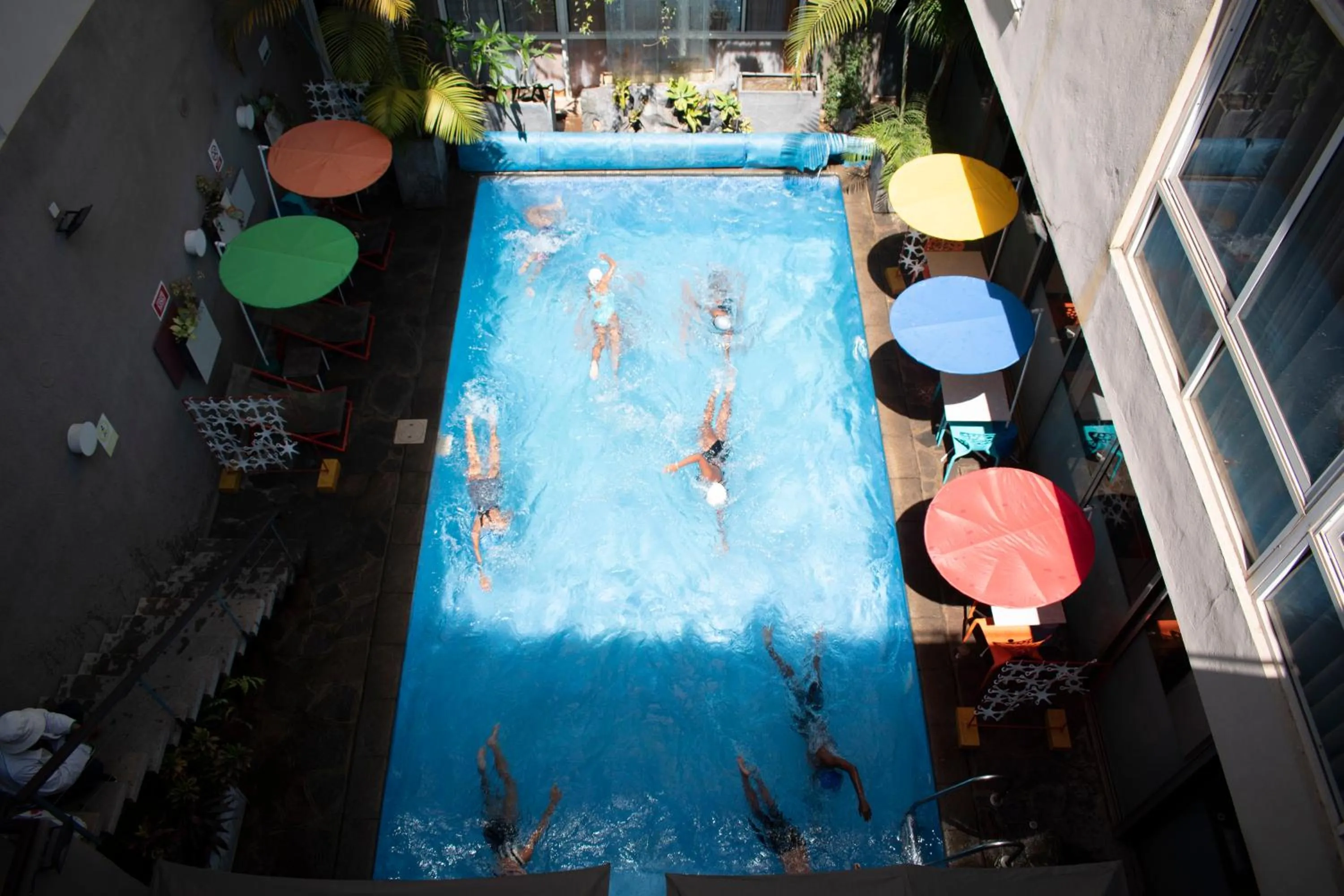 Swimming pool in Le Grand Mellis Hôtel & Spa