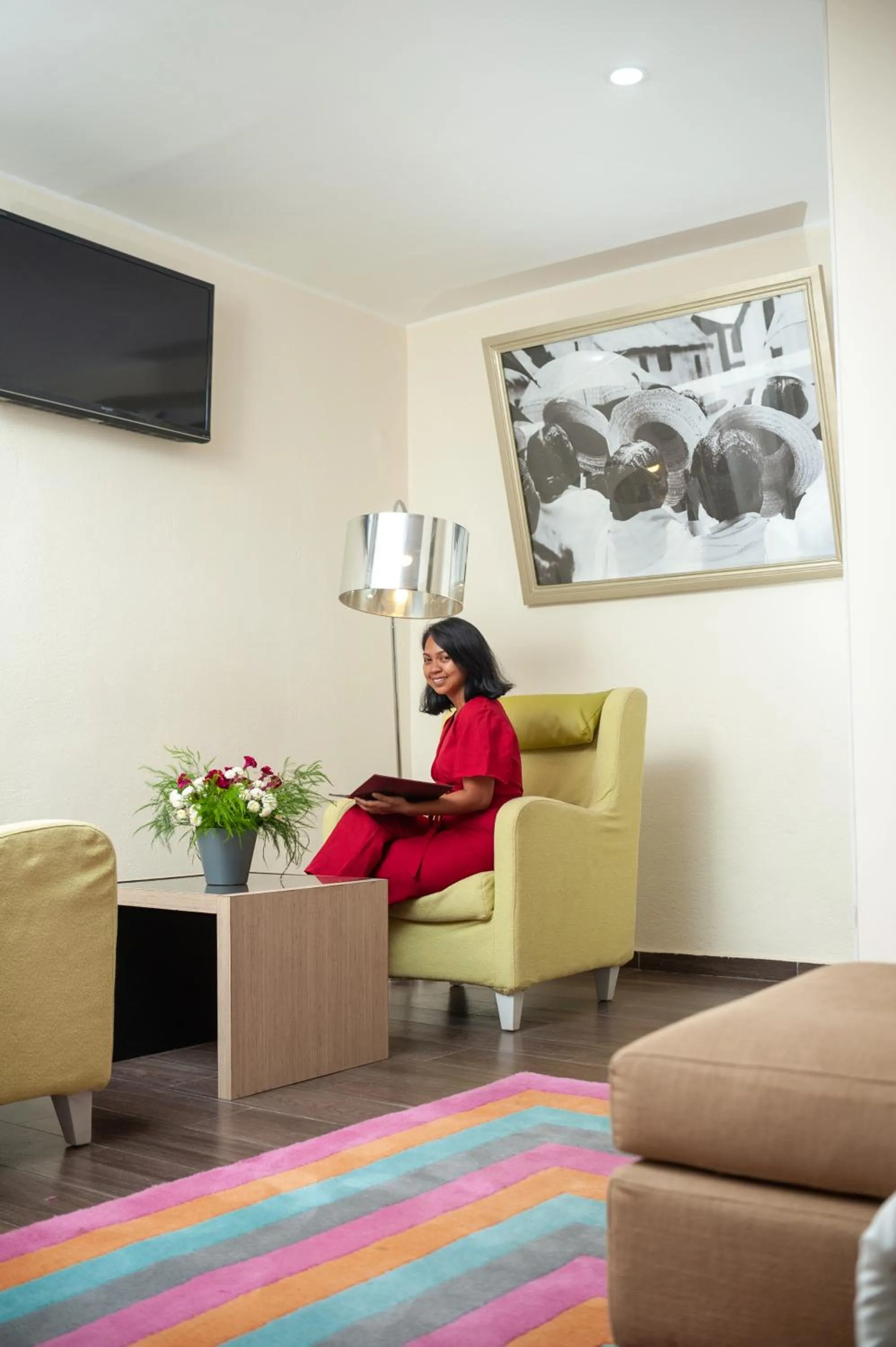 Living room in Le Grand Mellis Hôtel & Spa