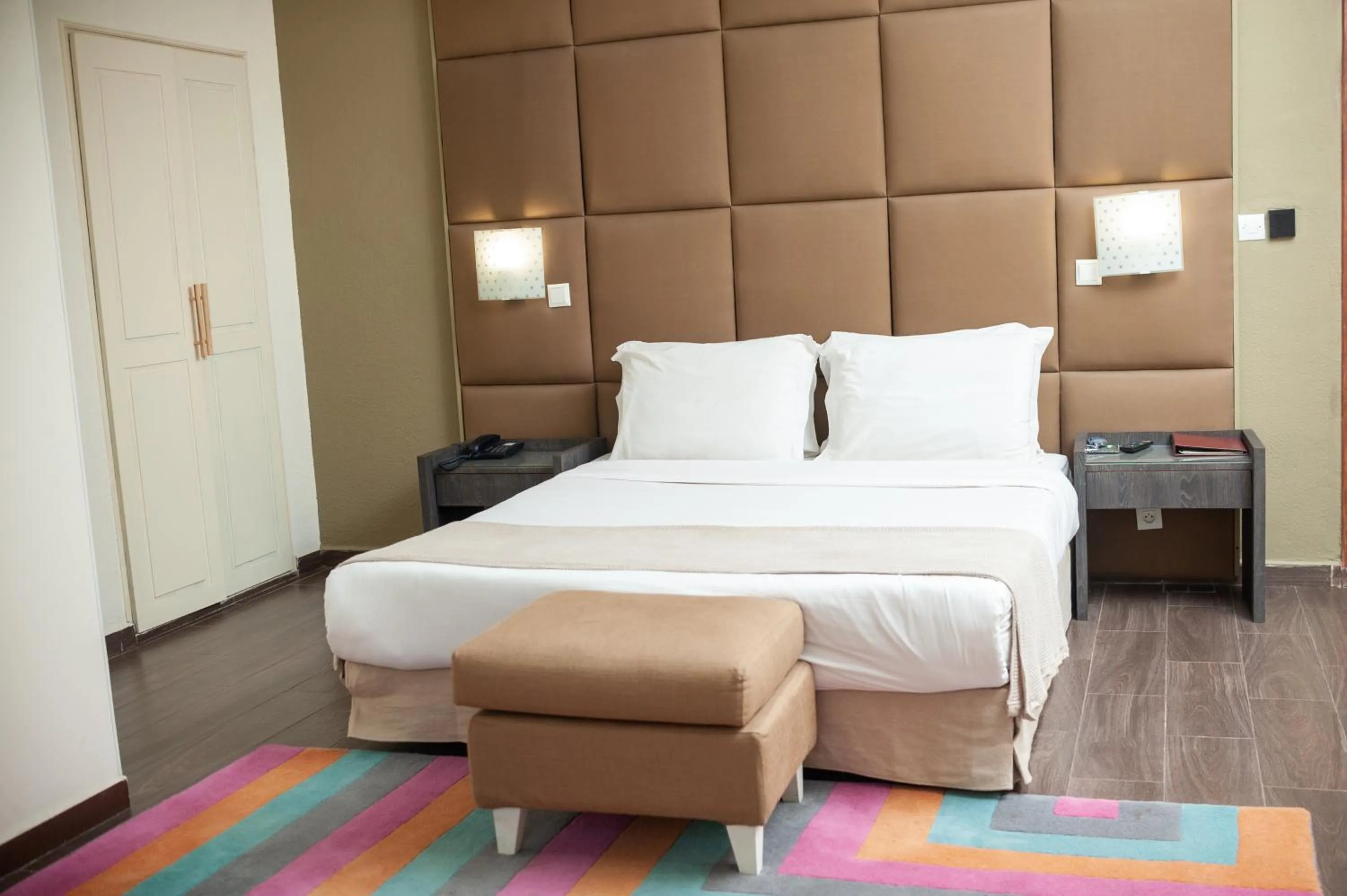 Bed in Le Grand Mellis Hôtel & Spa