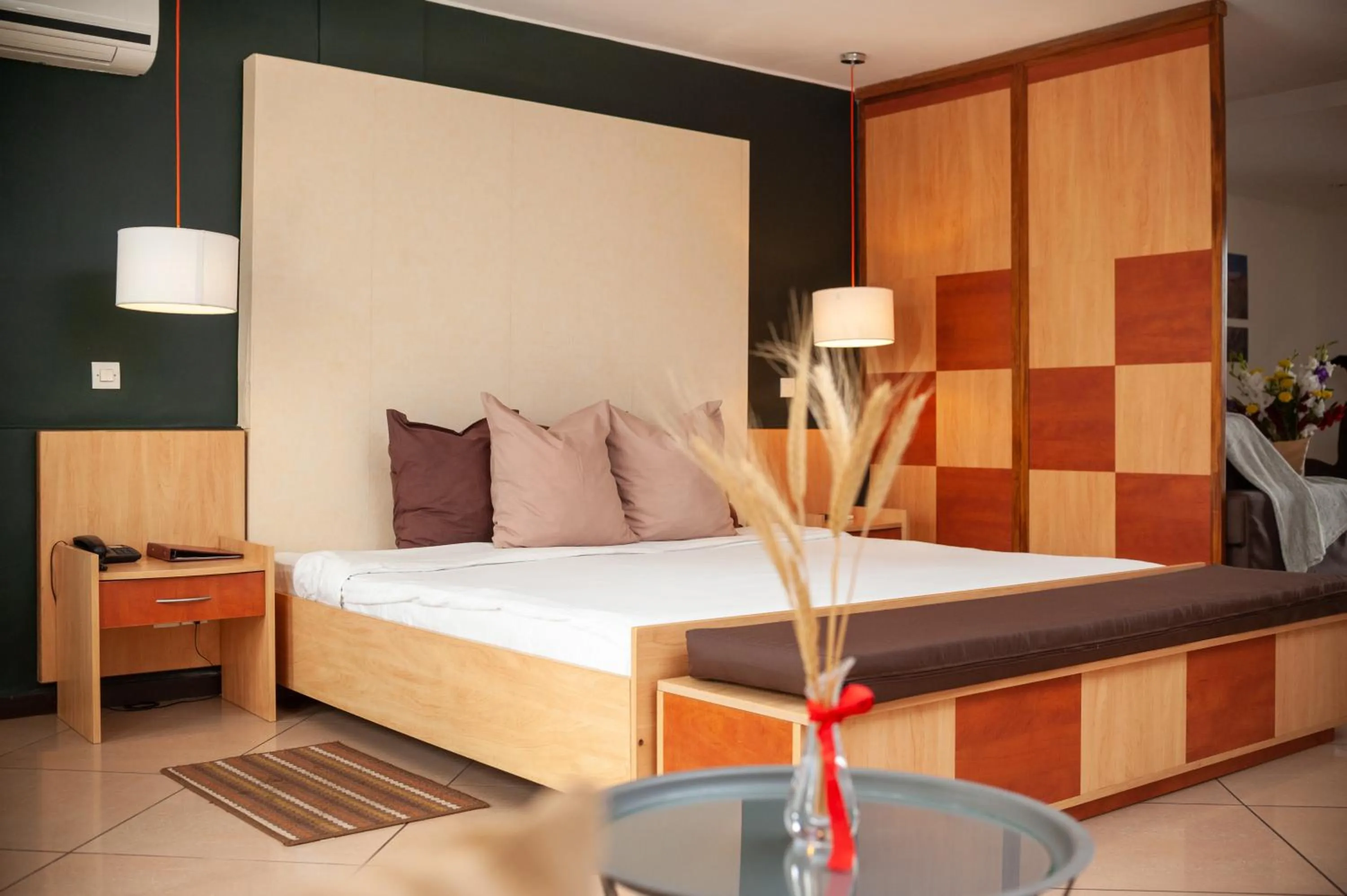 Bed in Le Grand Mellis Hôtel & Spa