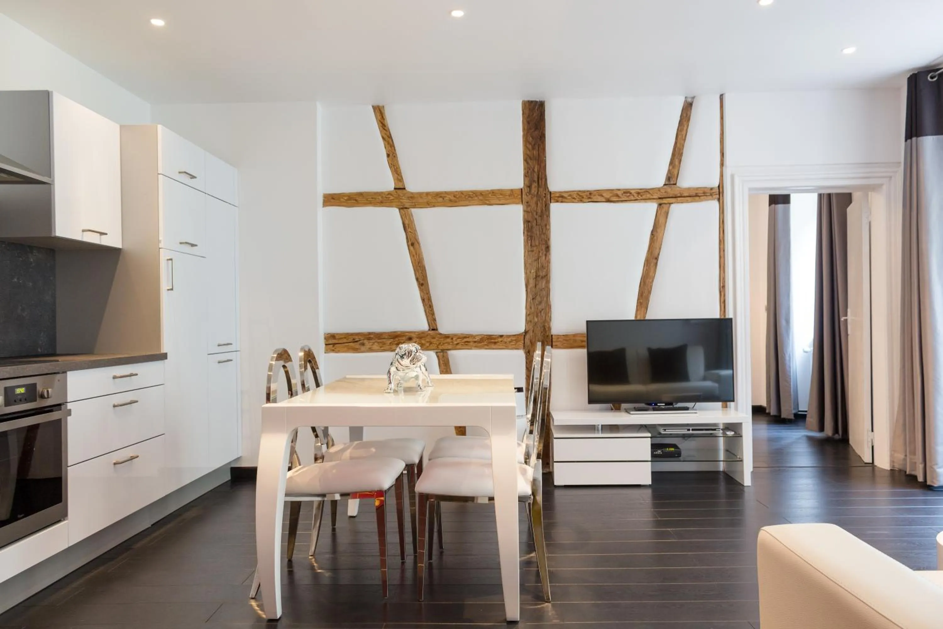 Kitchen or kitchenette in MY SWEET HOMES - Appartements avec SPA