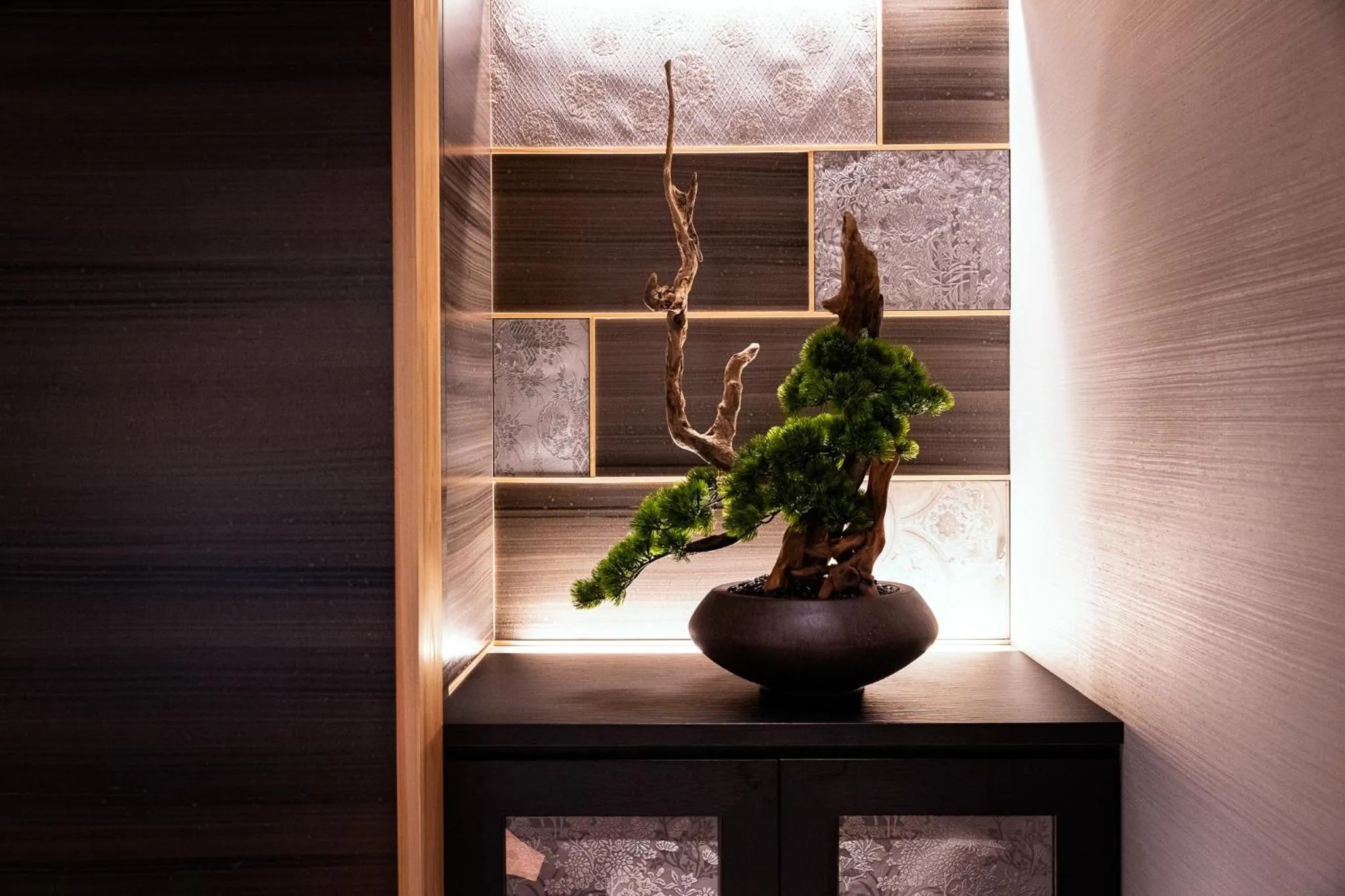 Decorative detail in Rinn Kyoto Gion Shinbashi