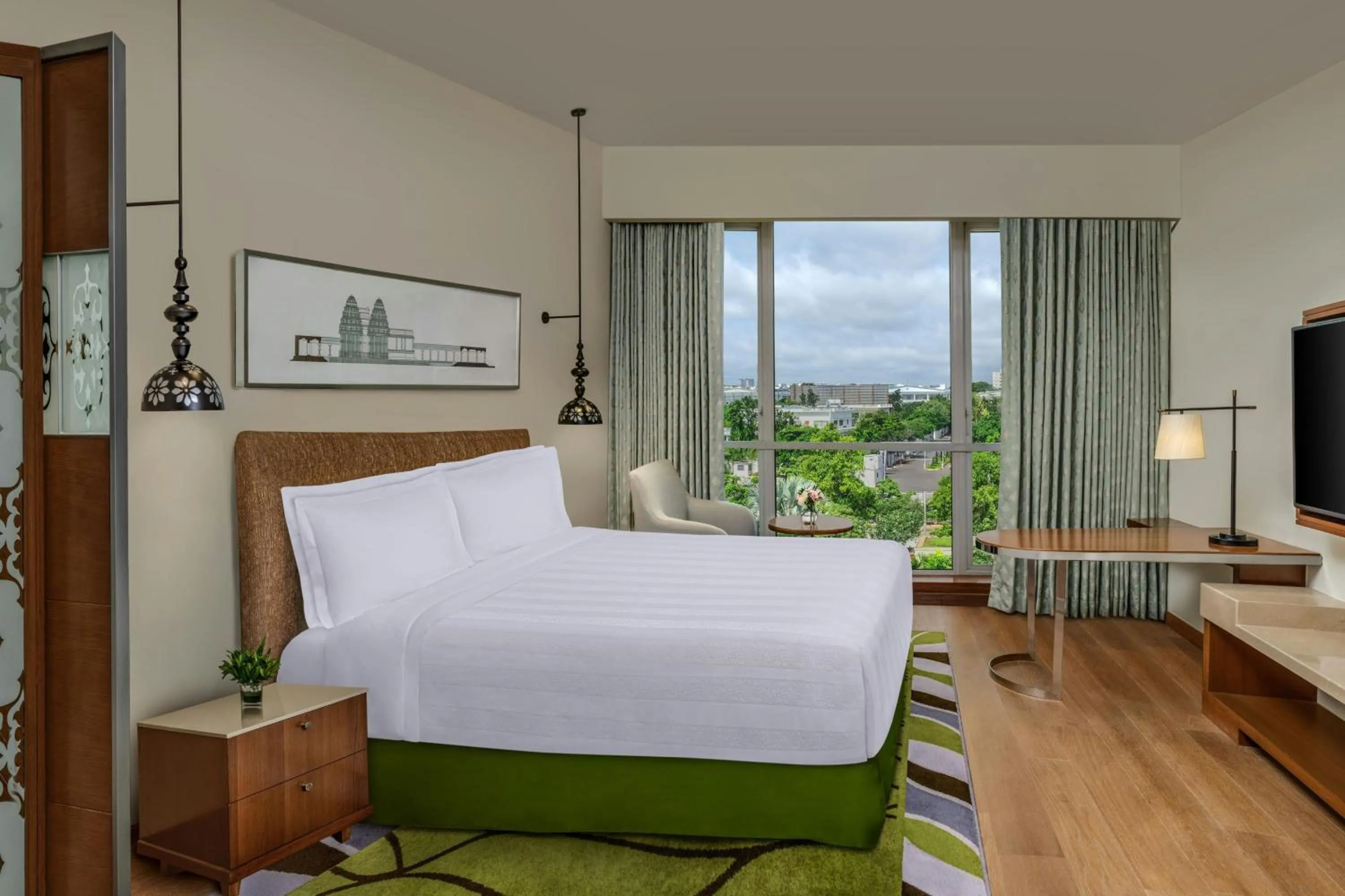 Photo of the whole room, Bed in ITC Kakatiya, a Luxury Collection Hotel, Hyderabad