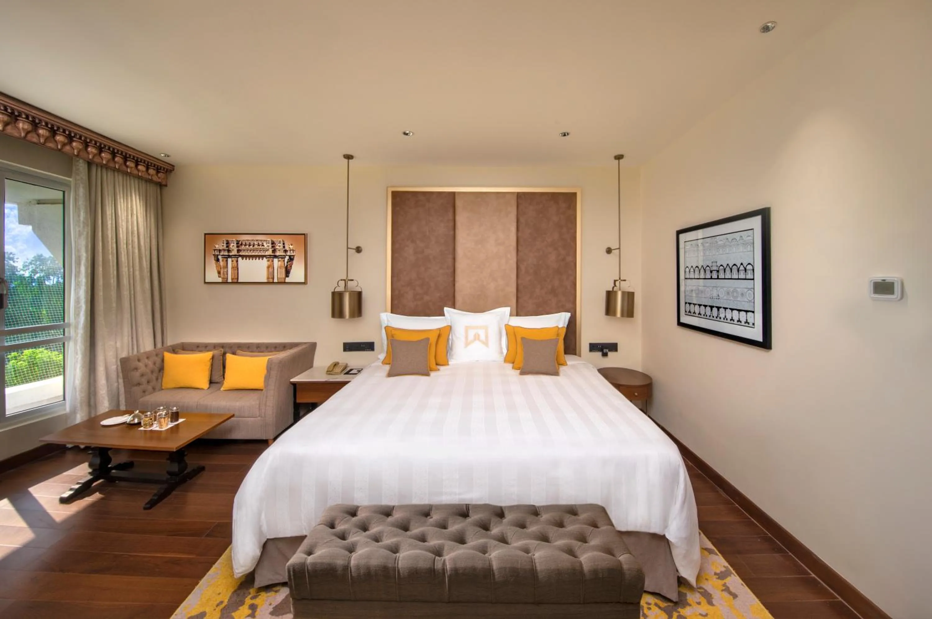 Bedroom, Bed in ITC Kakatiya, a Luxury Collection Hotel, Hyderabad