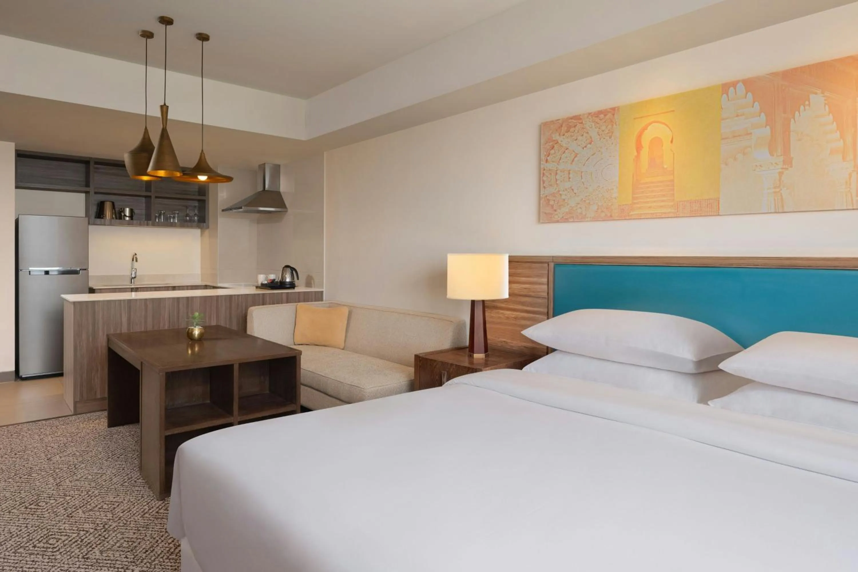 Photo of the whole room, Bed in Sheraton Hyderabad Hotel