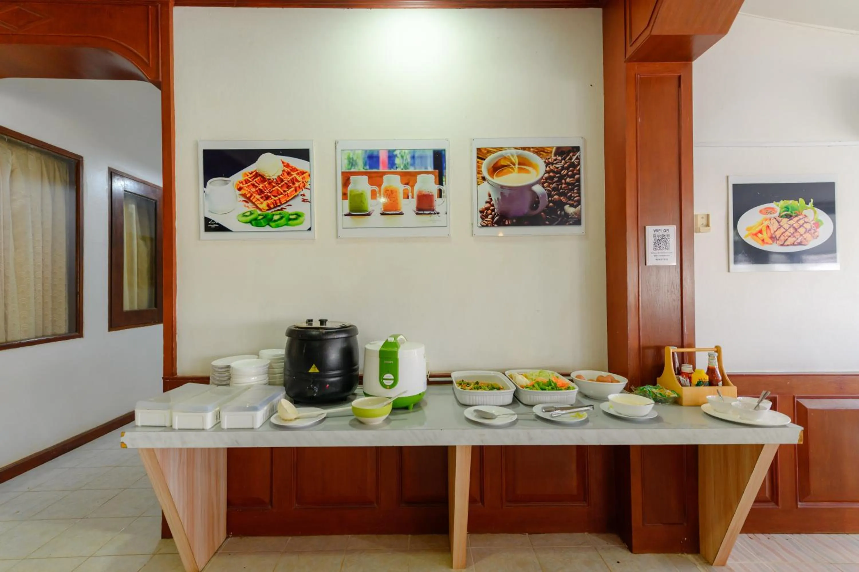 Breakfast in Kongkhamkoon Hotel