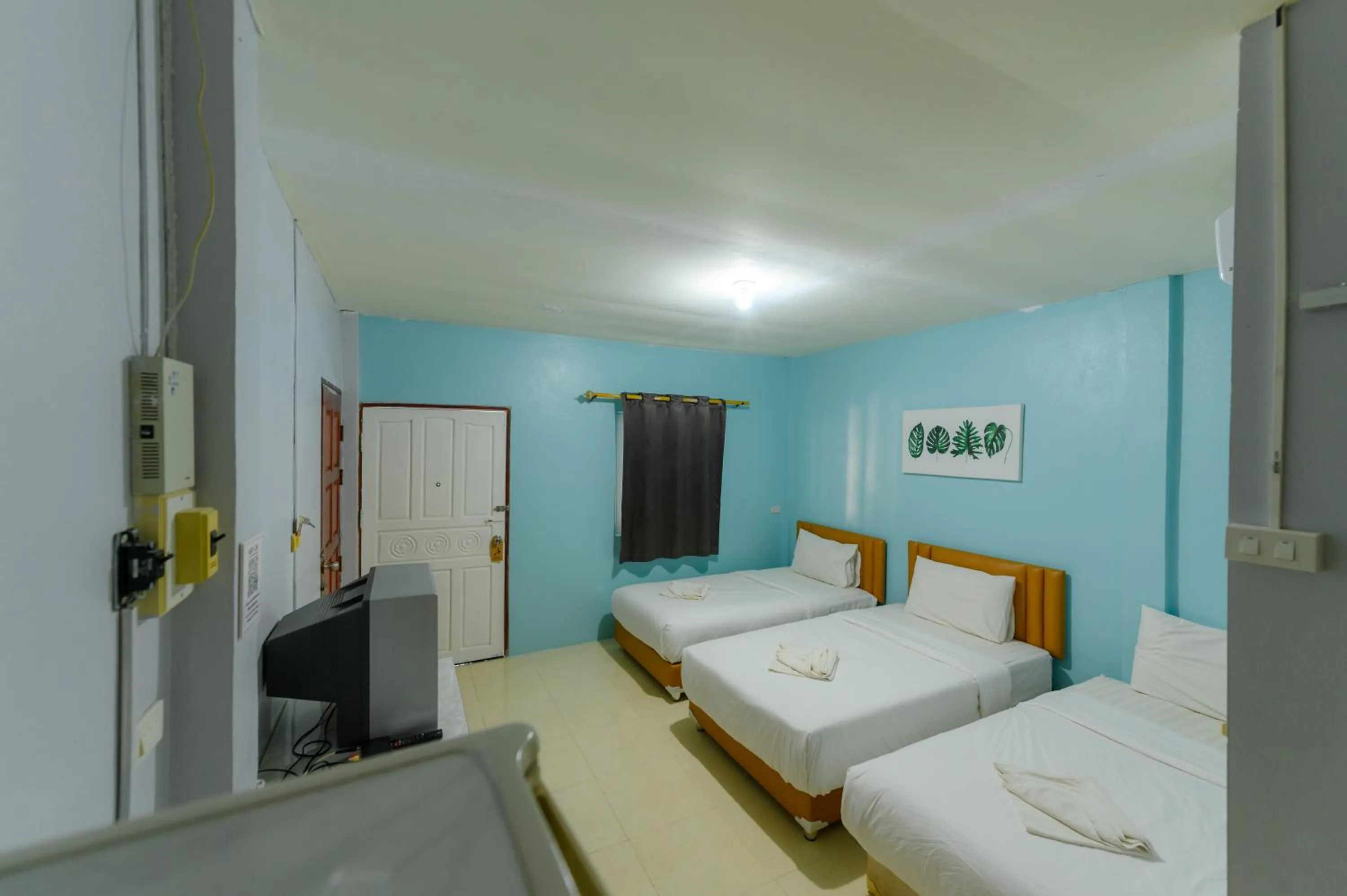 Bed in Kongkhamkoon Hotel