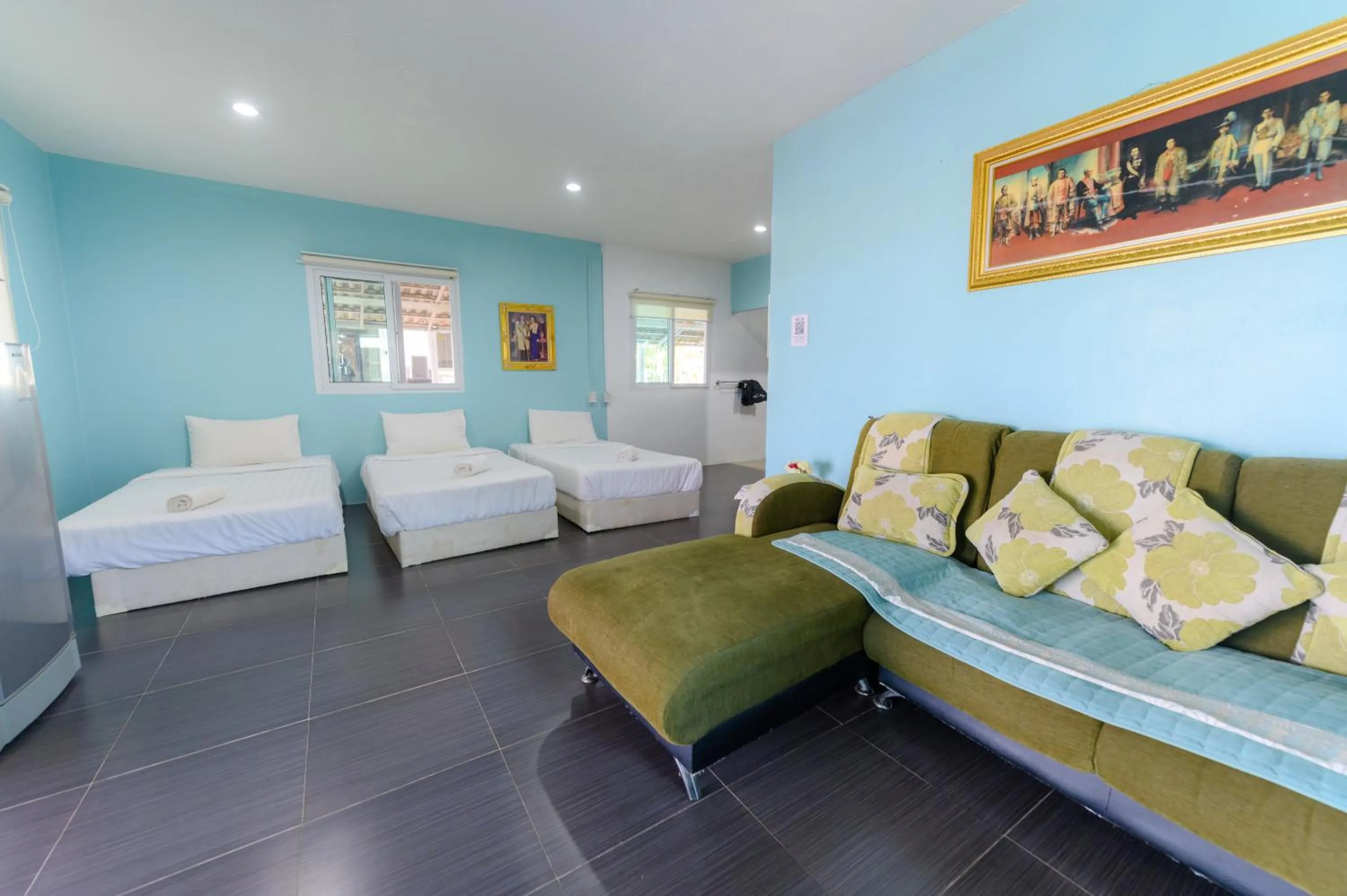 Bed in Kongkhamkoon Hotel