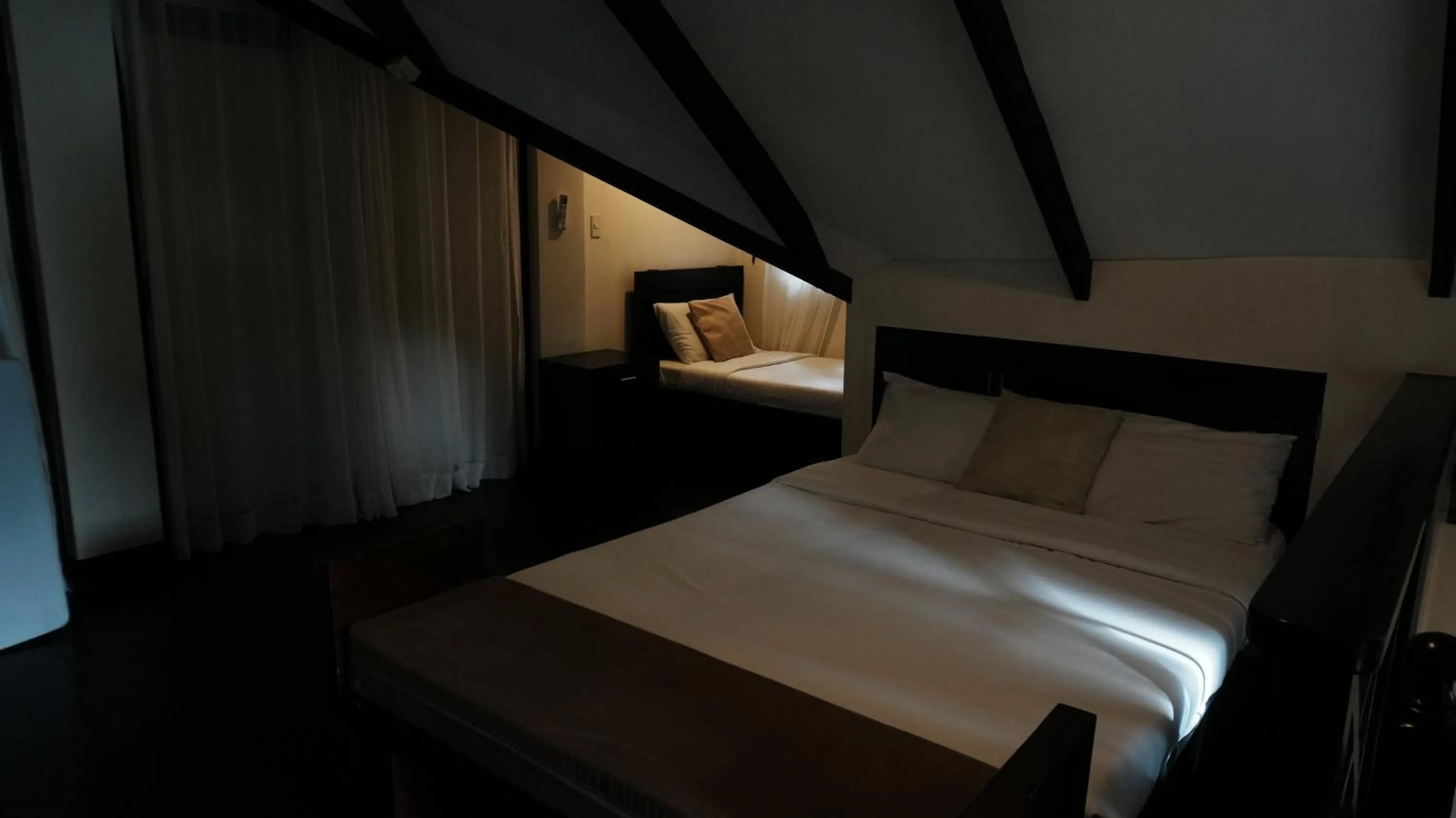 Bed in The Zen Villas Resort