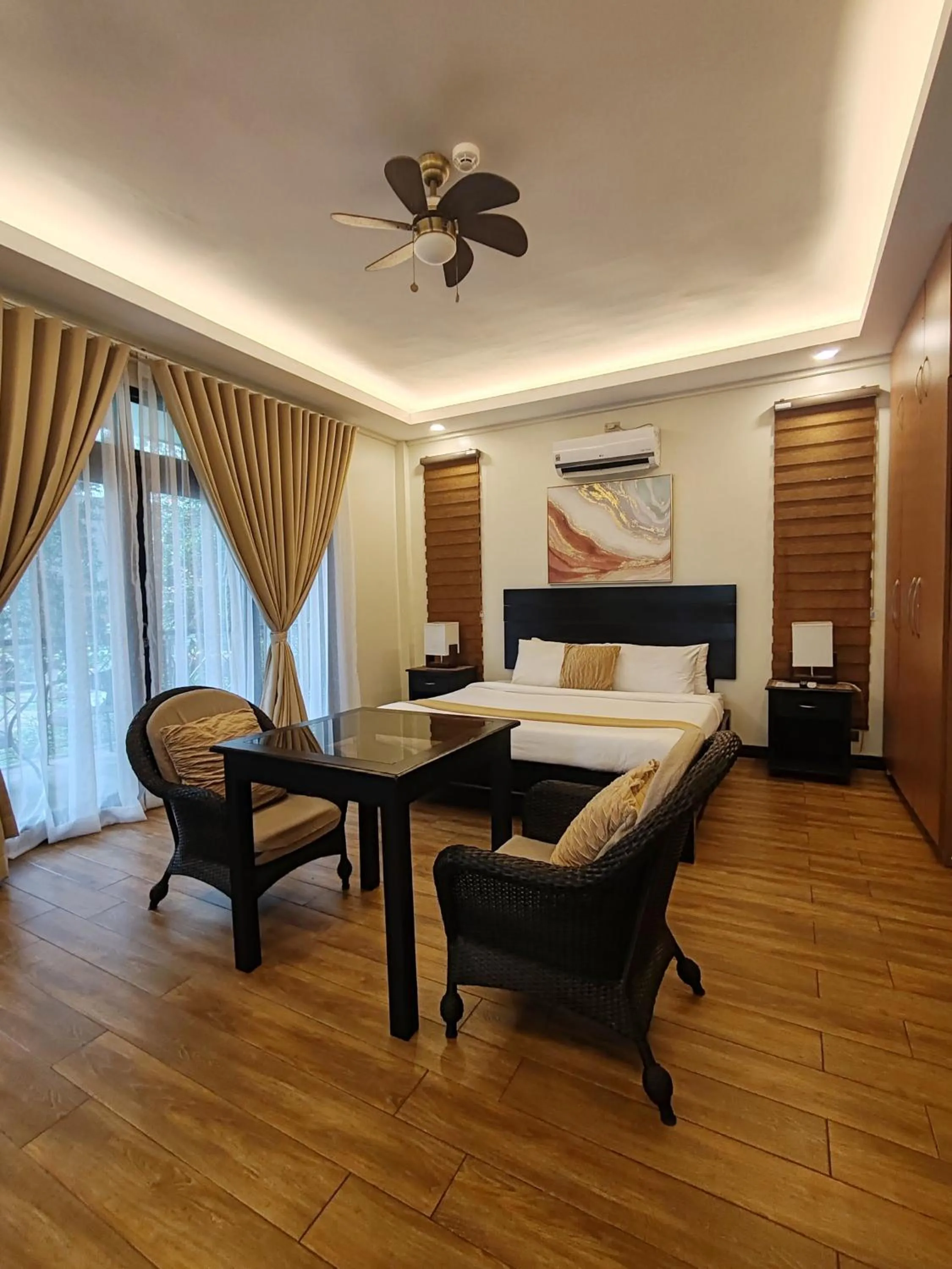 Bed in The Zen Villas Resort