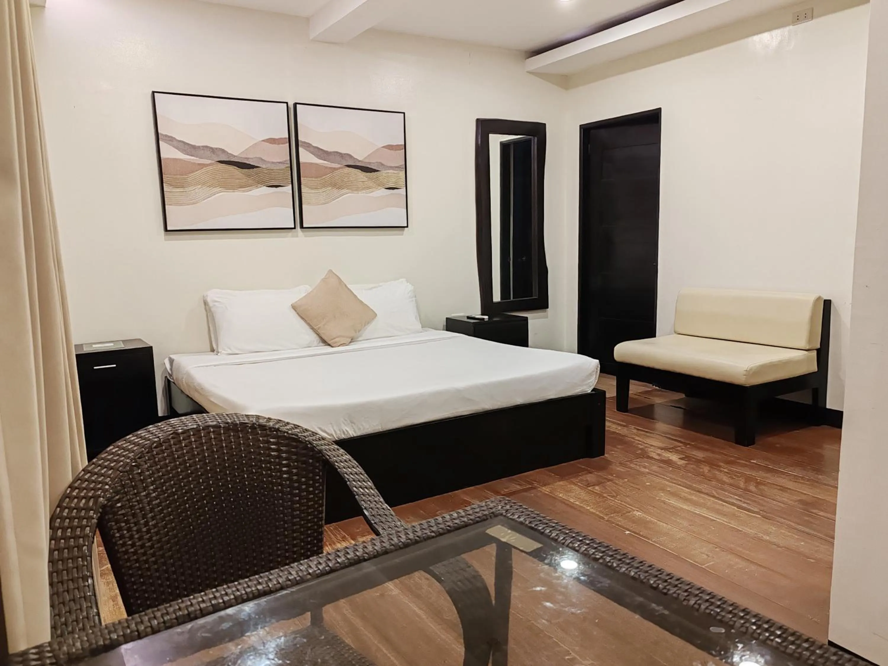 Bed in The Zen Villas Resort