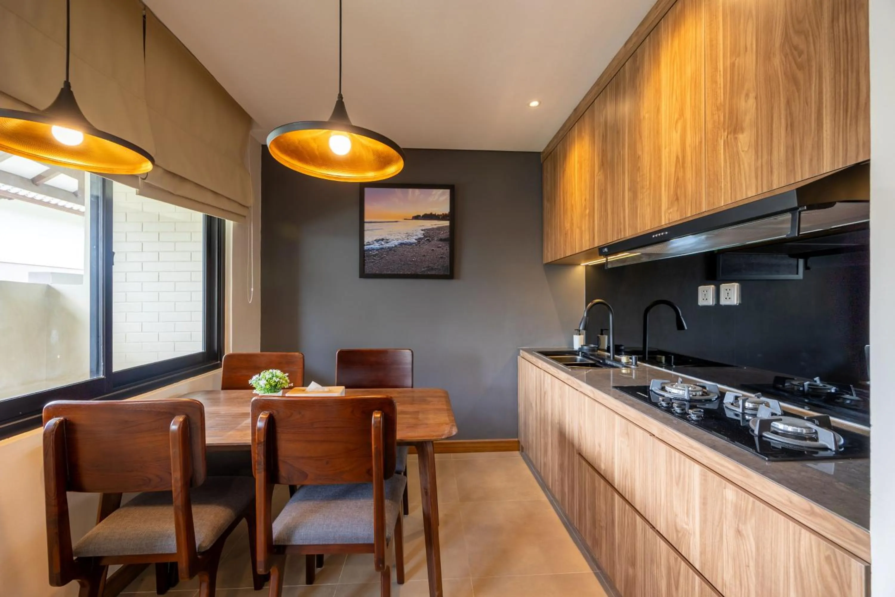 Kitchen or kitchenette in Kana Suites Jimbaran By Fays Hospitality