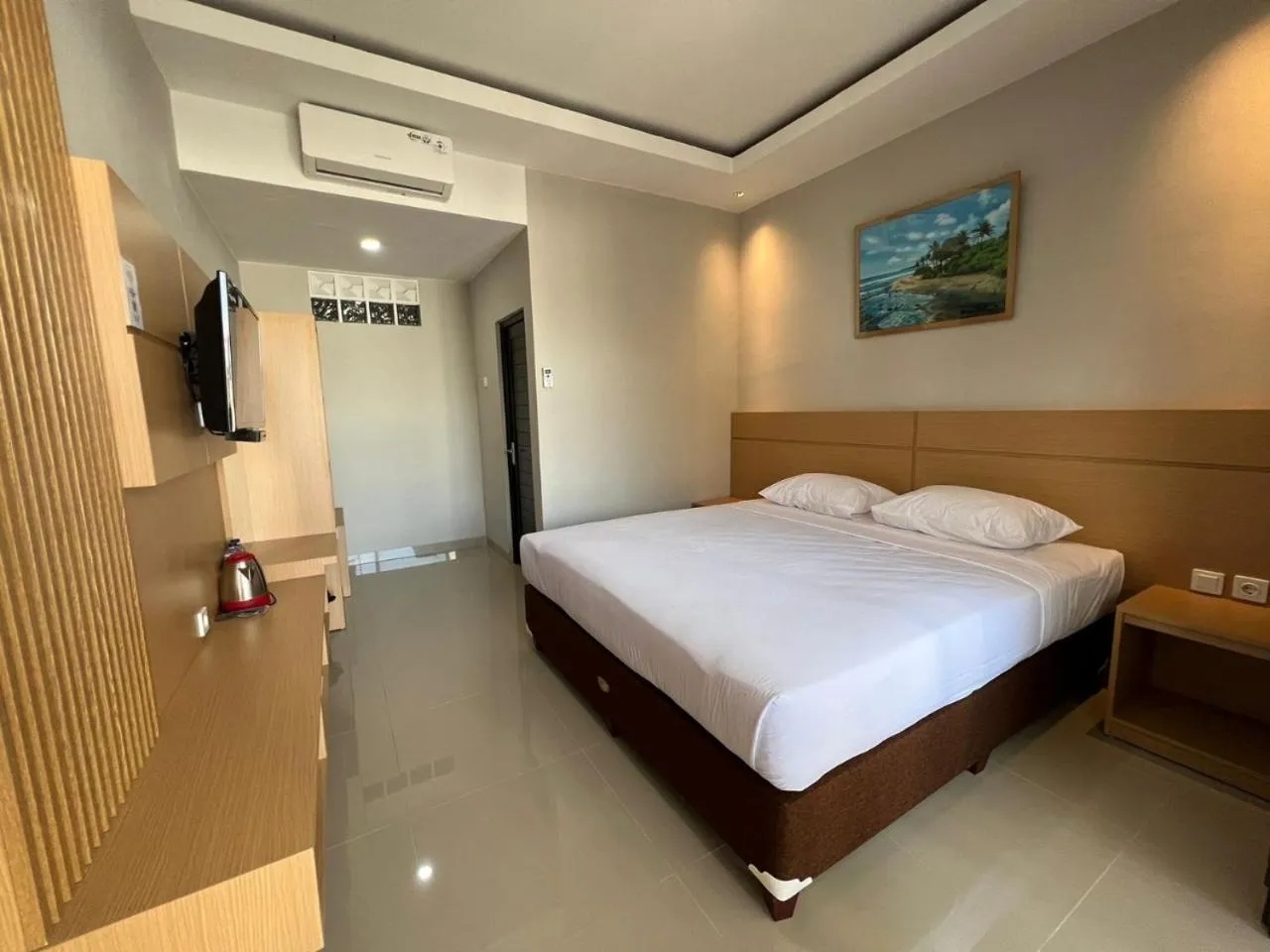 Bed in Hotel Century Pangandaran