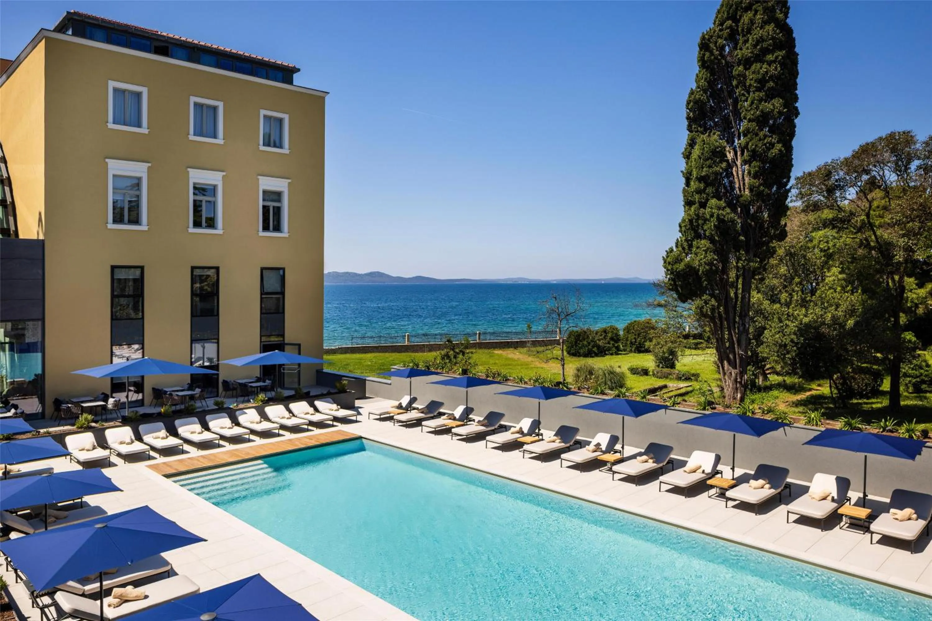 Swimming pool in Hyatt Regency Zadar