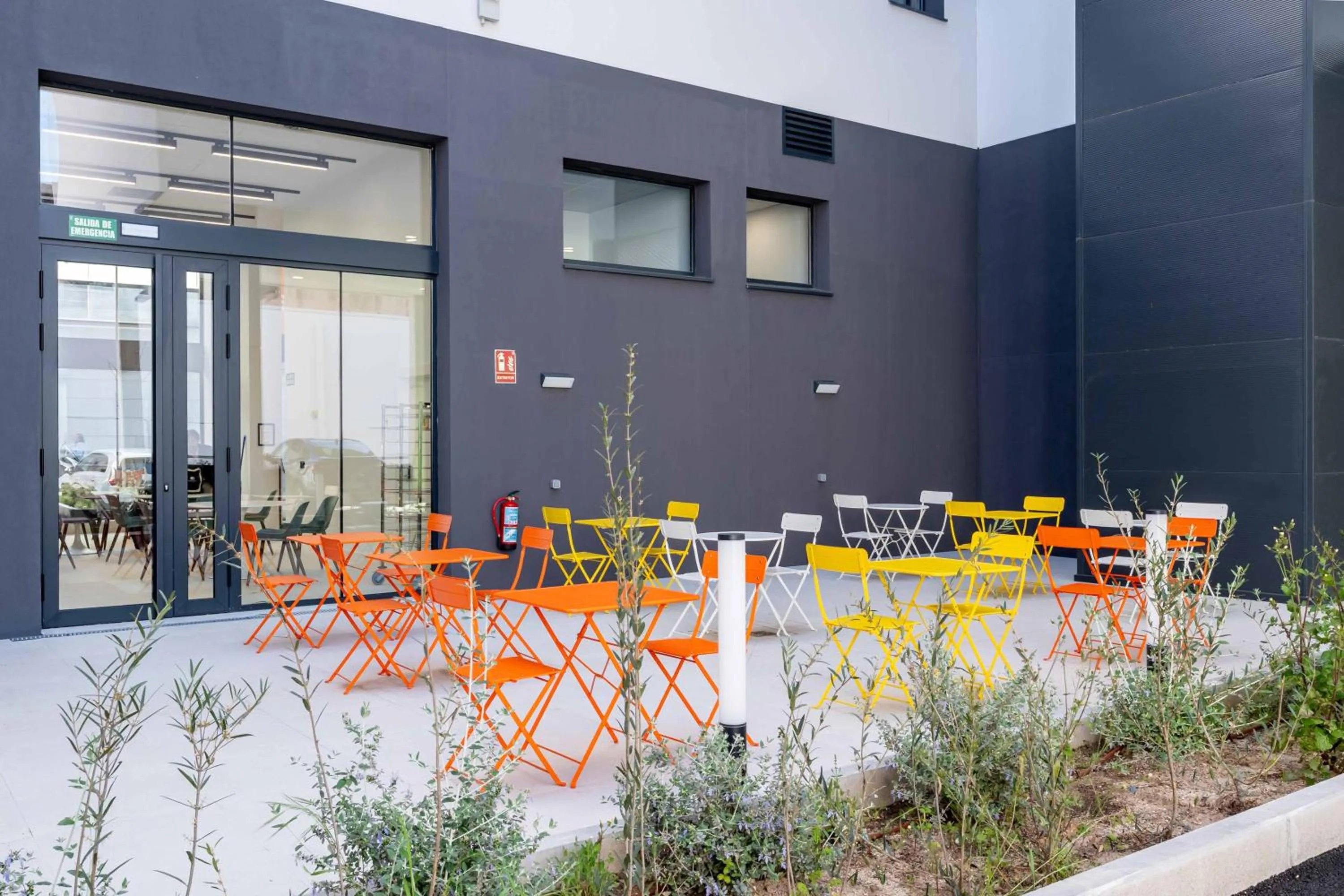 Balcony/Terrace in easyHotel Madrid Alcala