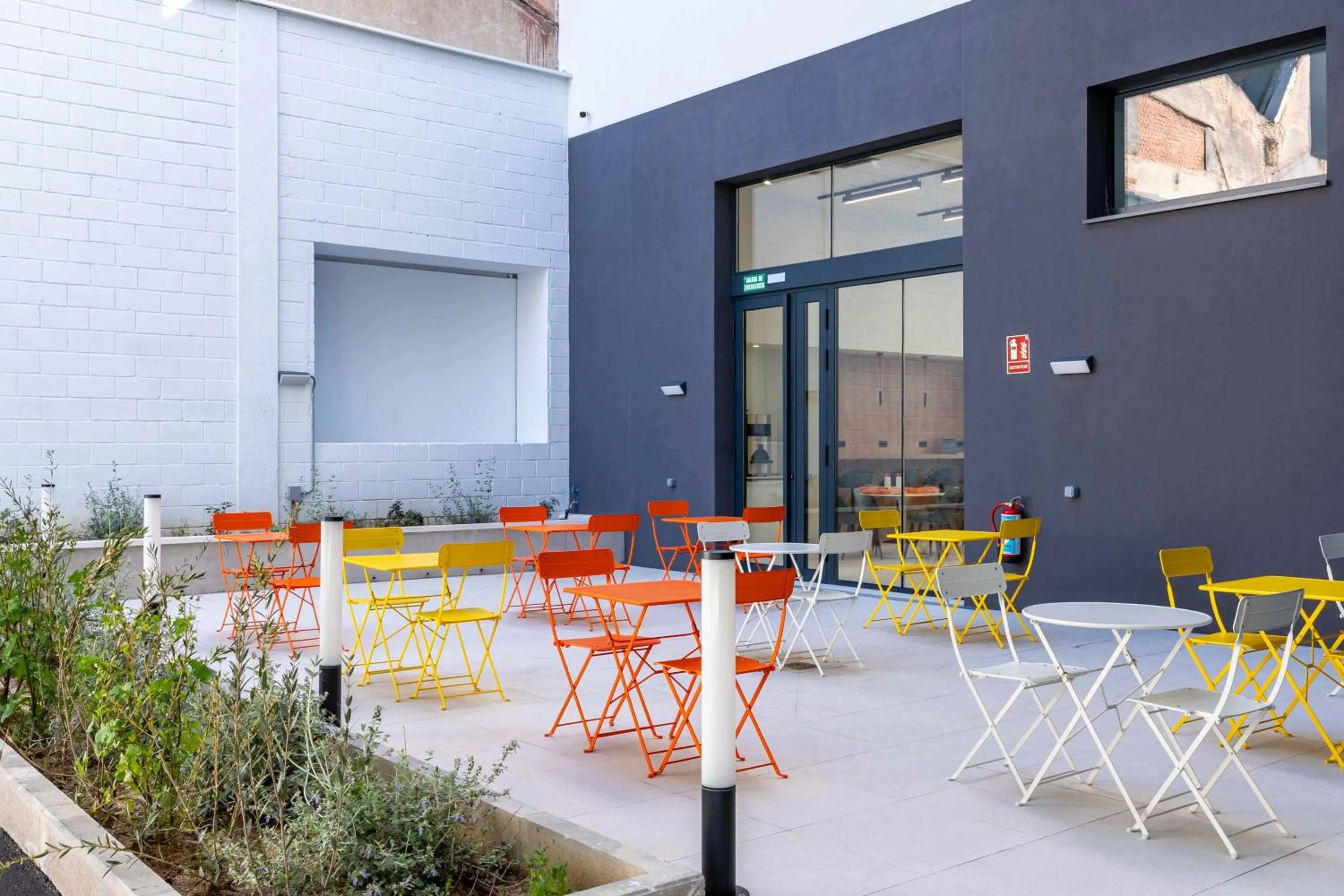 Balcony/Terrace in easyHotel Madrid Alcala