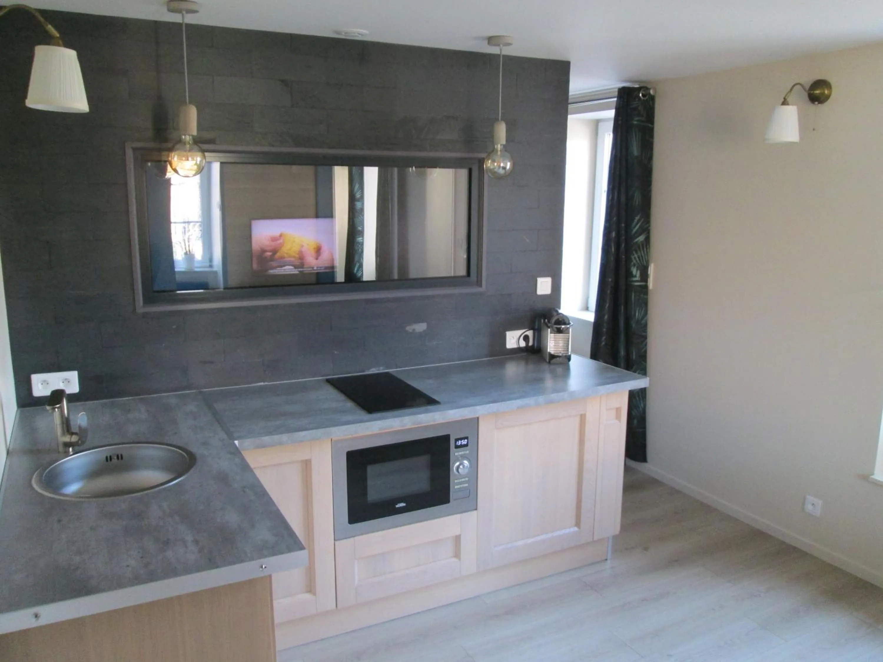 Kitchen or kitchenette in Residence du Parc