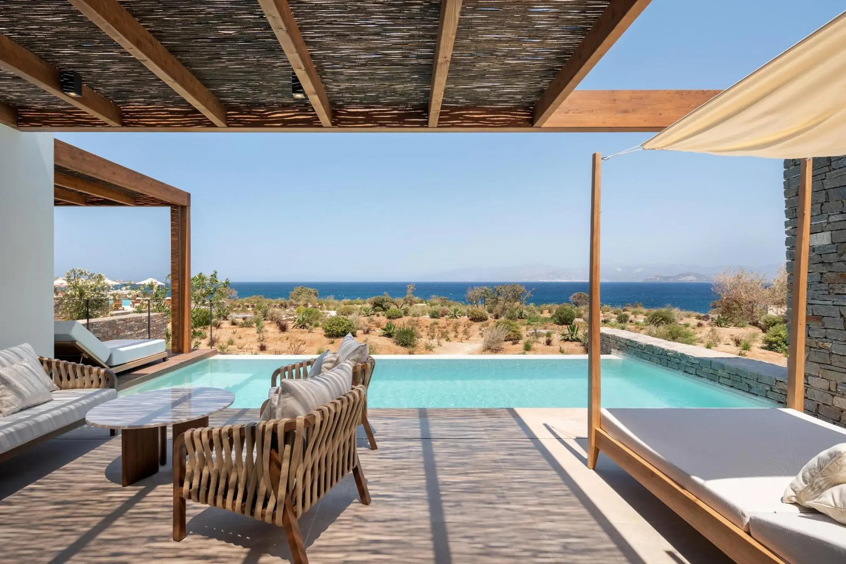 Two Bedroom Suite With Private Pool & Sea View in Vione Paros Two Bedroom Suite With Private Pool & Sea View in Vione Paros