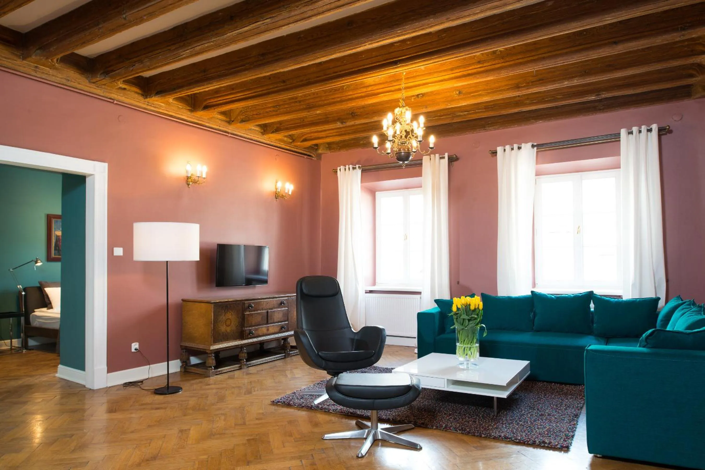 Living room in Apartments Rynek Glowny