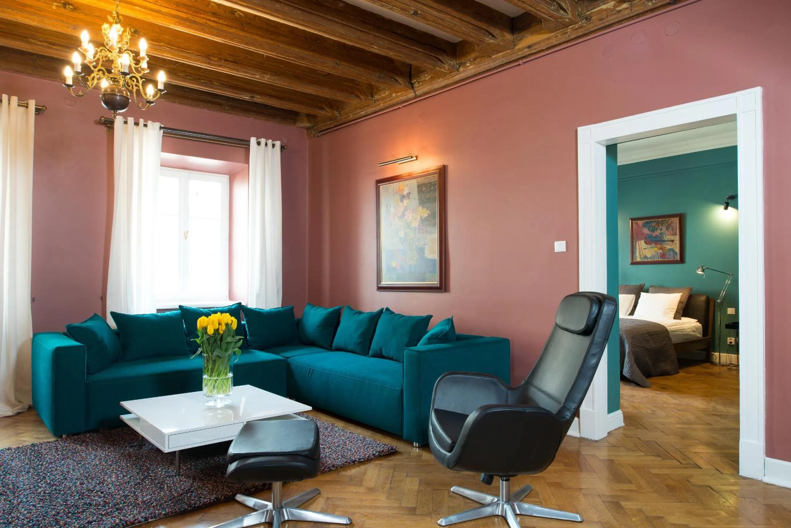 Living room in Apartments Rynek Glowny