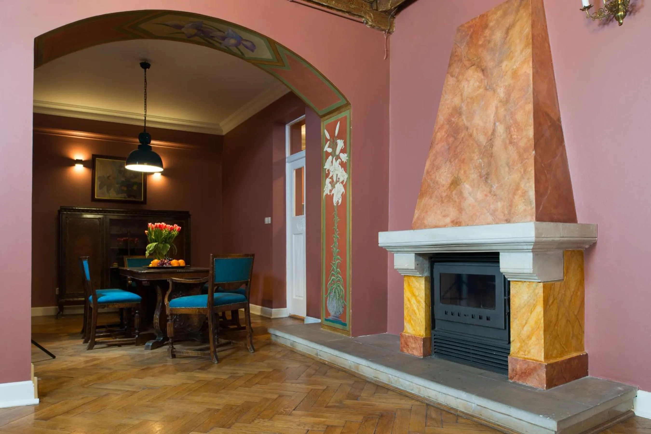 Dining area in Apartments Rynek Glowny