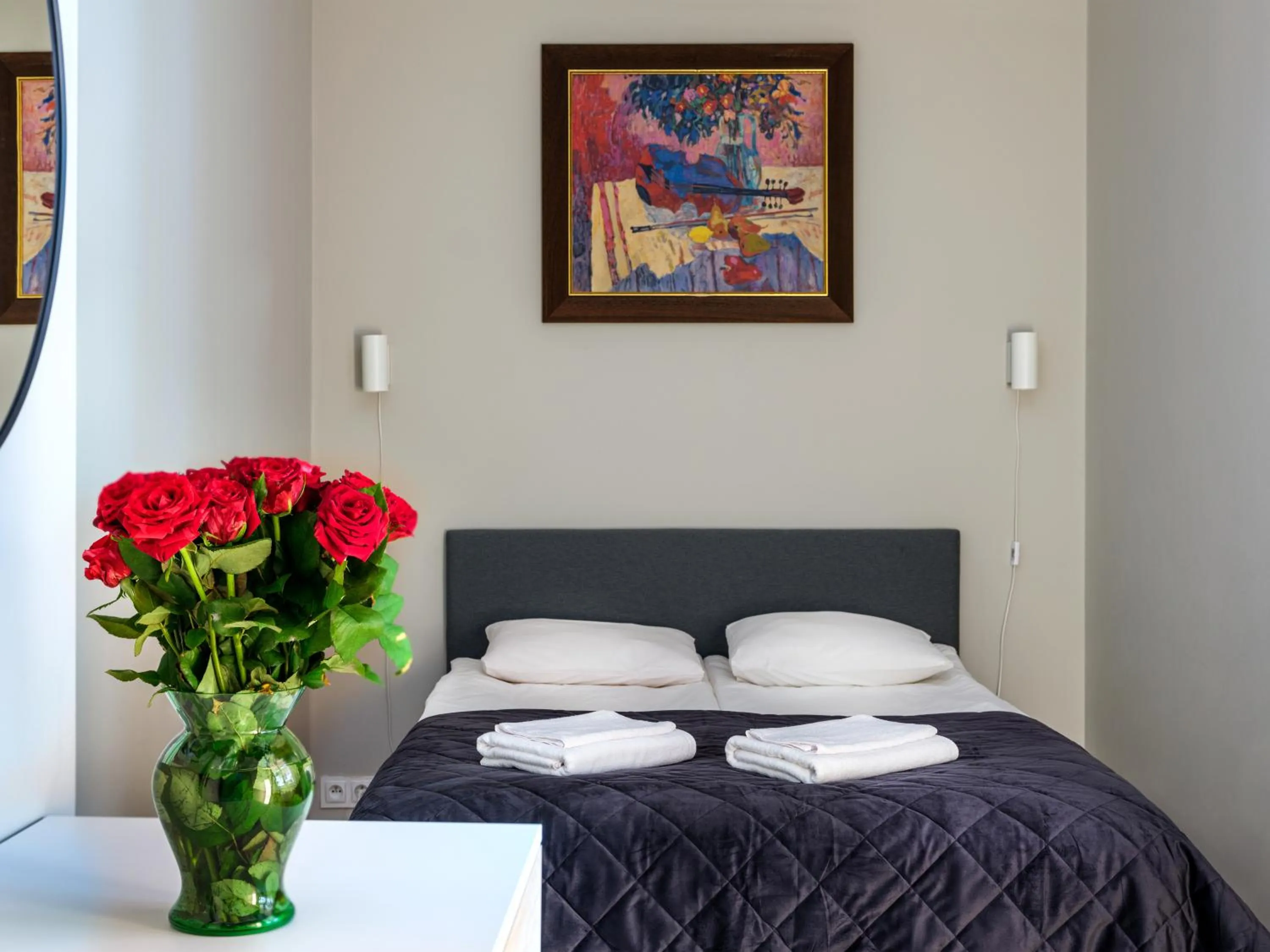 Bedroom, Bed in Apartments Rynek Glowny