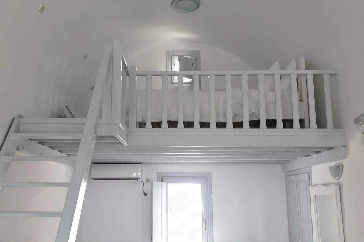 Bedroom, Bed in Phaos Santorini Suites