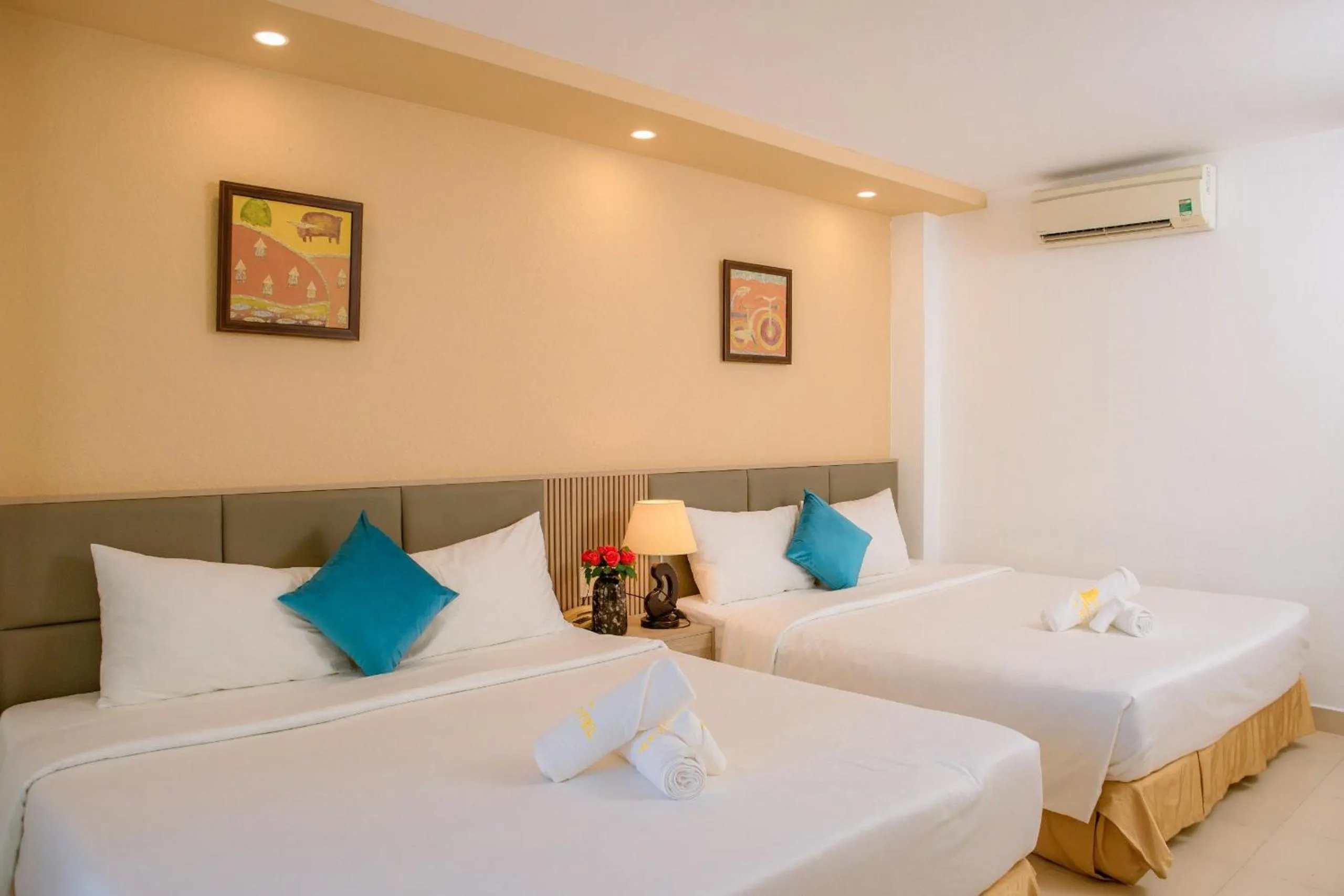 Bed in Lanxy Hotel Nha Trang