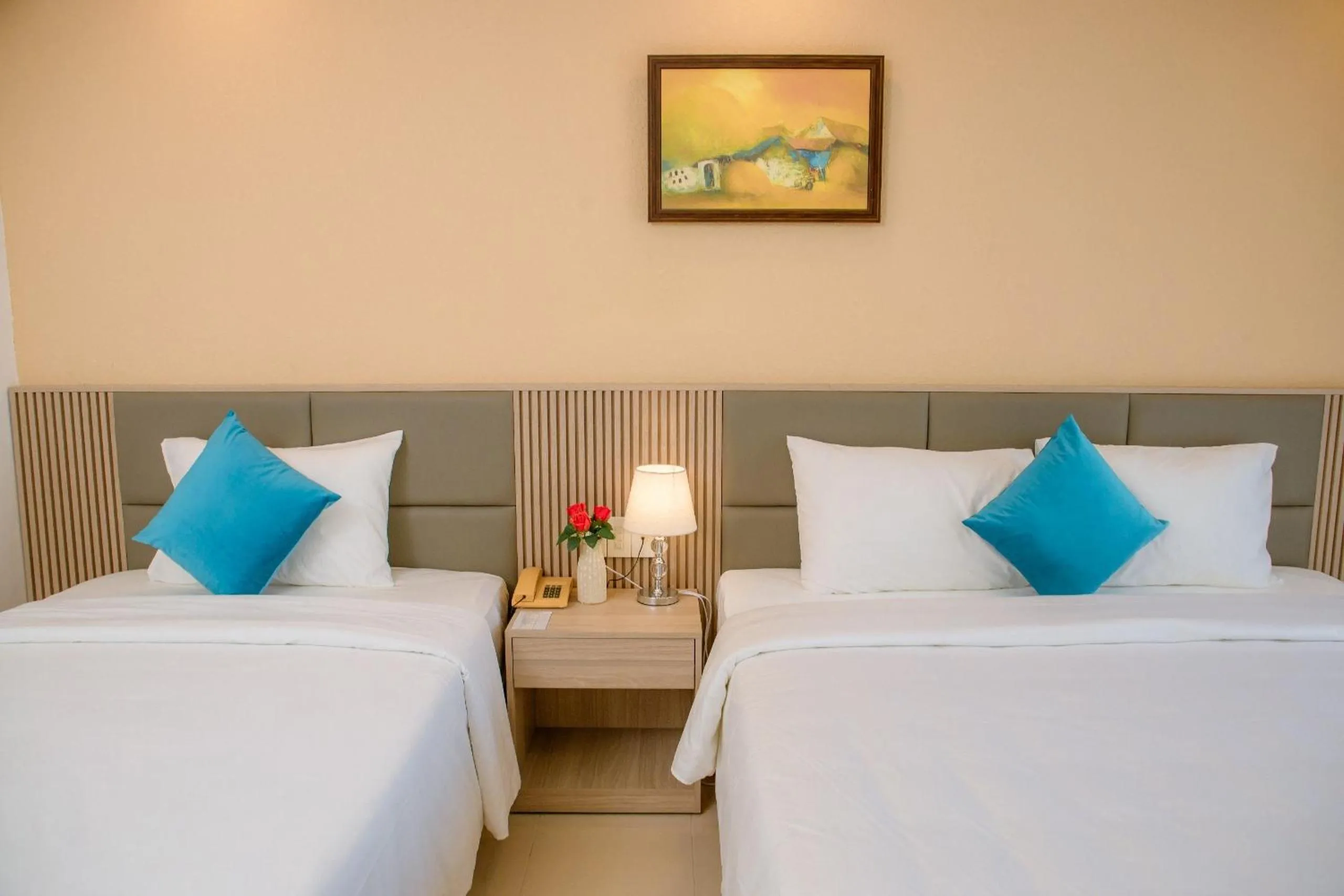 Bed in Lanxy Hotel Nha Trang
