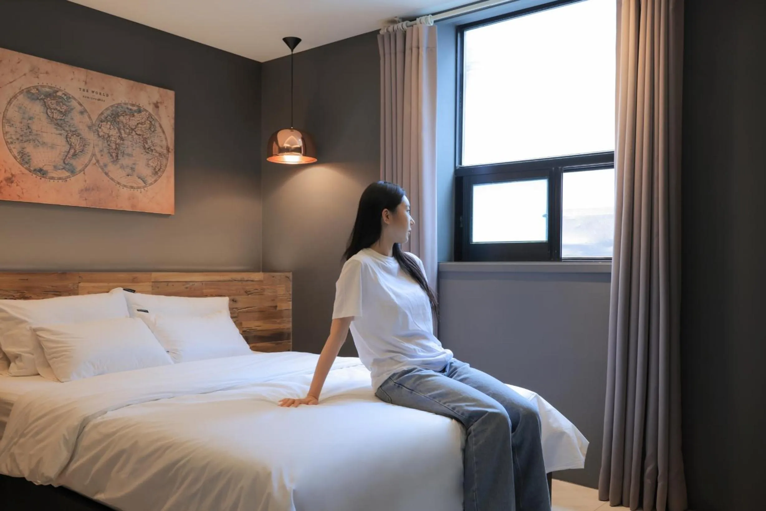 Photo of the whole room, Bed in Hotel Yaja Siheung Jeongwang