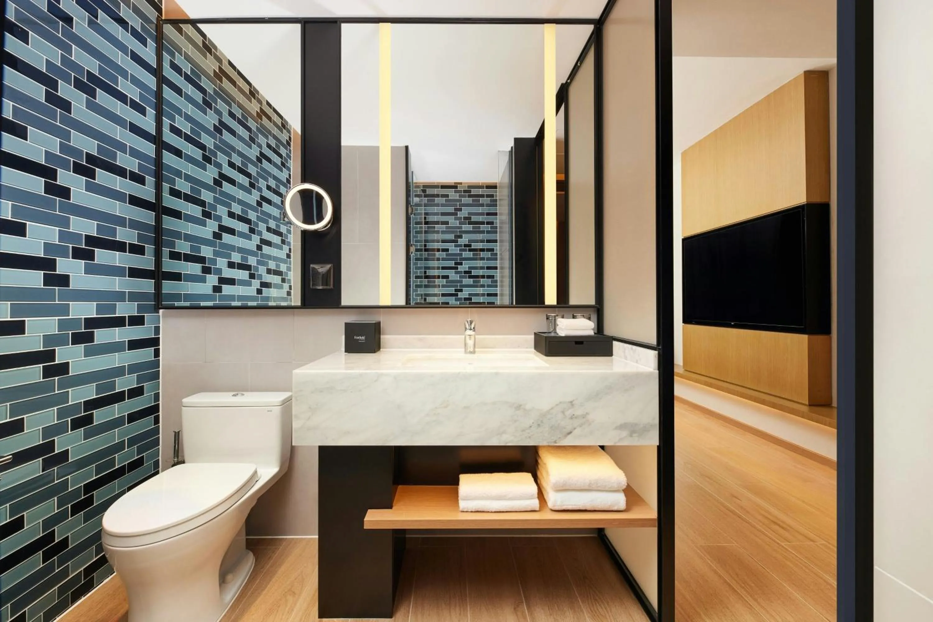 Bathroom in Fairfield by Marriott Haikou Meilan