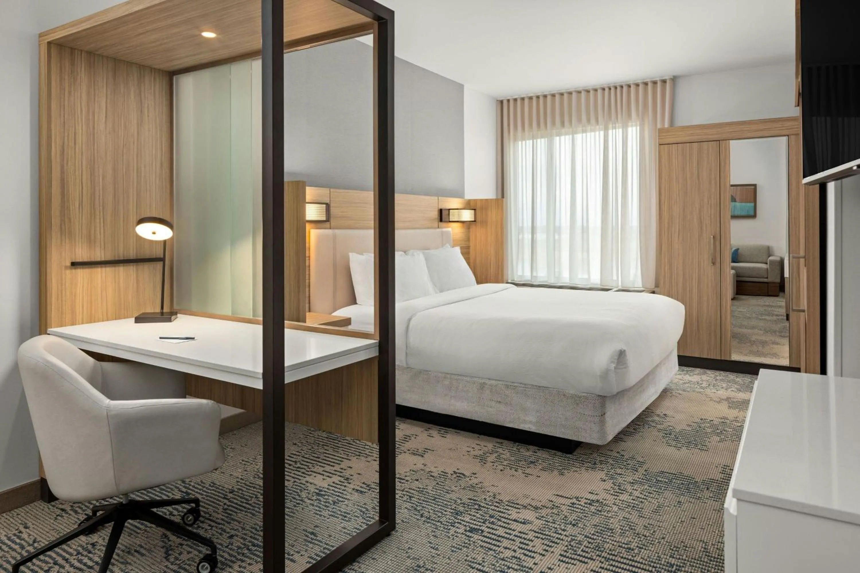 Bedroom, Bed in SpringHill Suites by Marriott Bettendorf