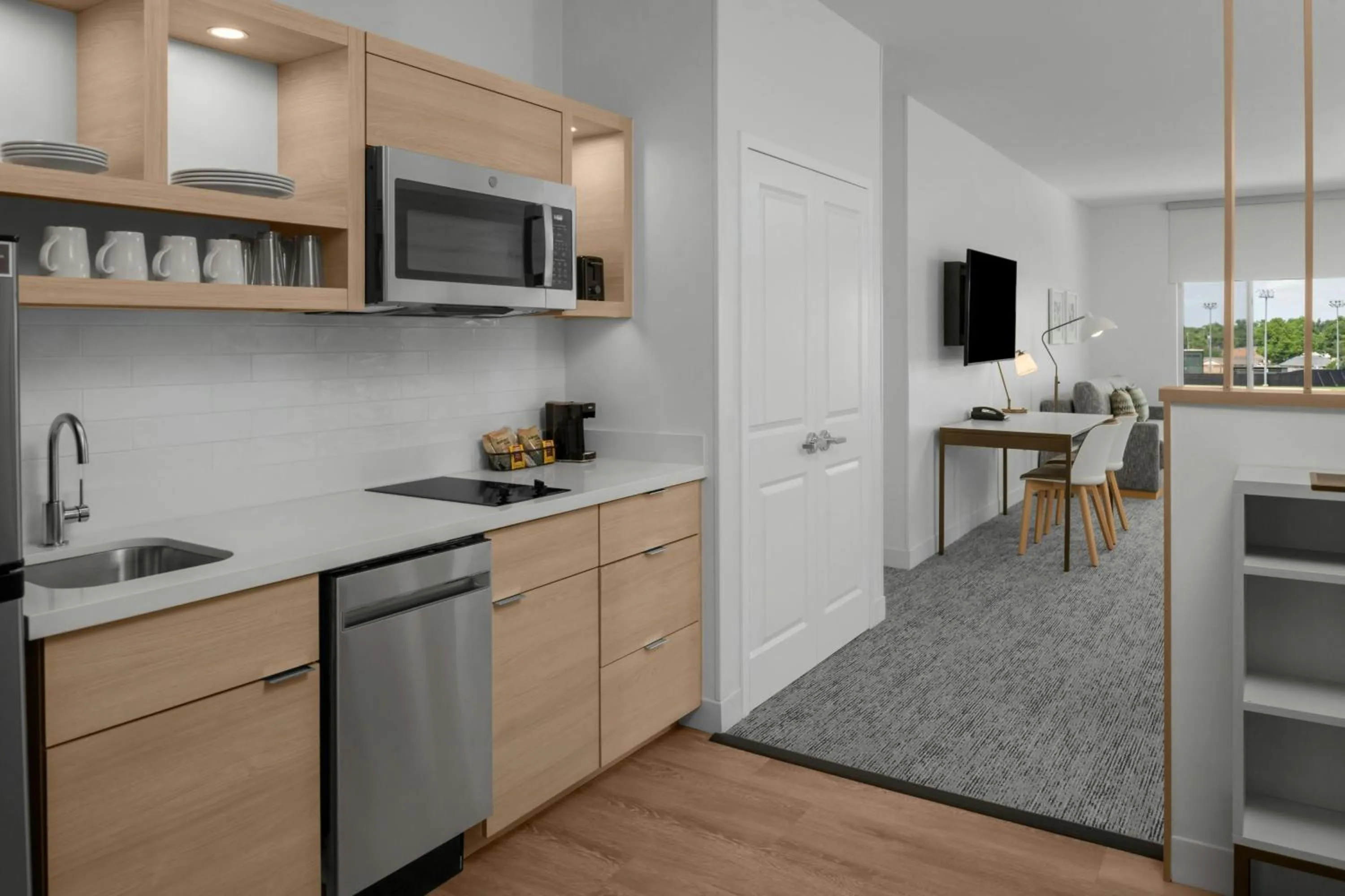 Kitchen or kitchenette in TownePlace Suites by Marriott Midwest City