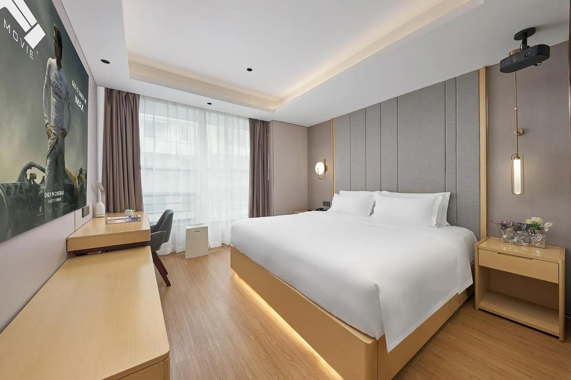 Bed in Lavande Hotel Guangzhou Beijing Road Pedestrian Street Haizhu Square Metro Station Branch - Free Deliver Service to Canton Fair Complex During Canton Fair Period