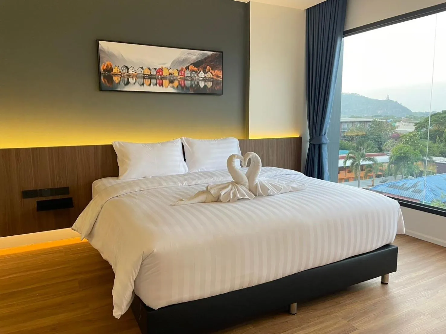 Shower, Bed in The Richer Ratchaburi