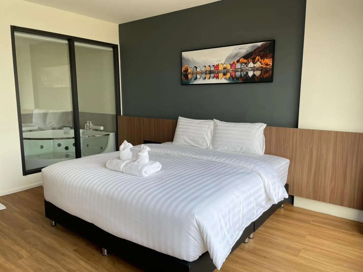 Bedroom, Bed in The Richer Ratchaburi