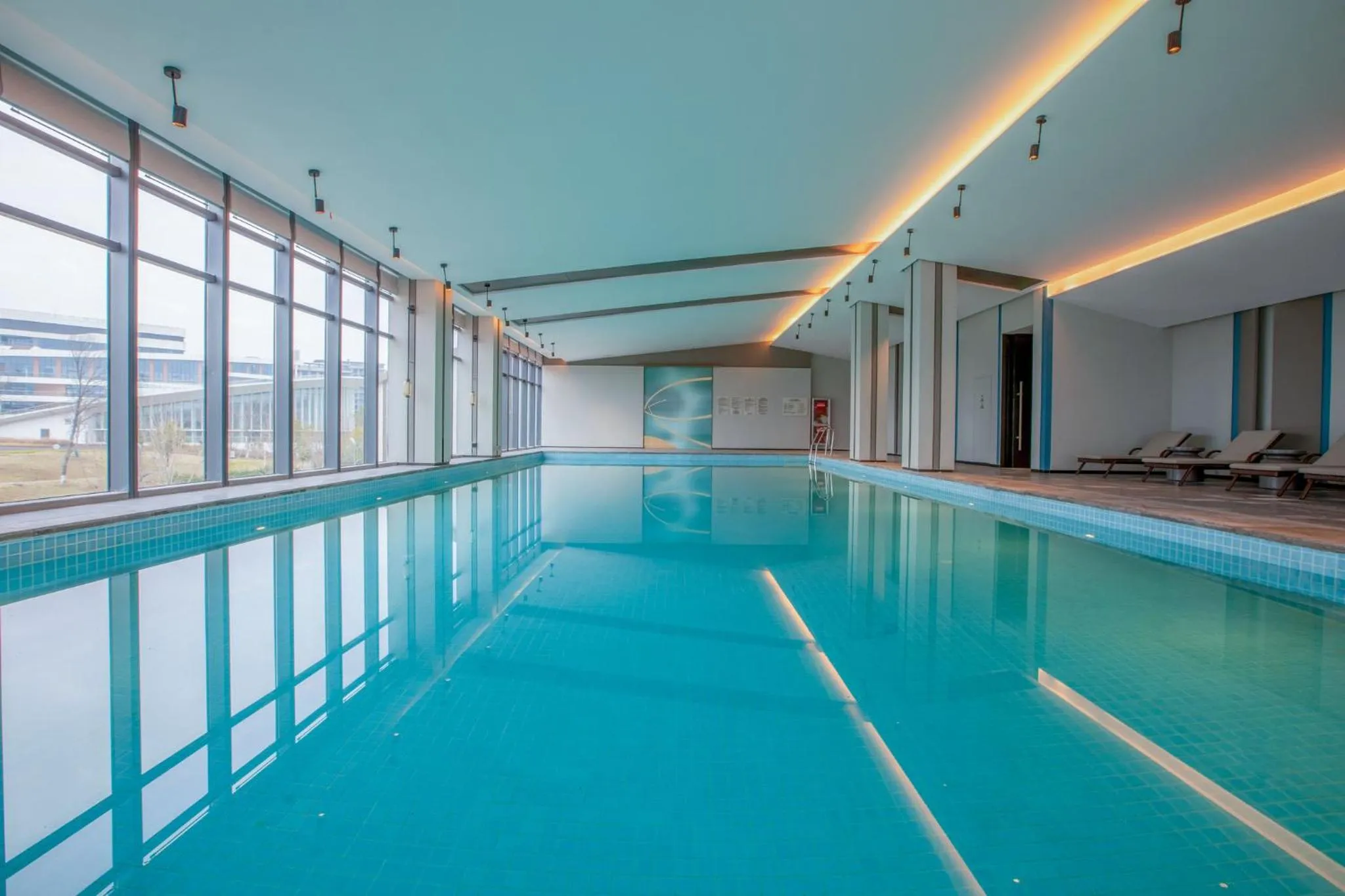 Swimming pool in Crowne Plaza Quzhou, an IHG Hotel