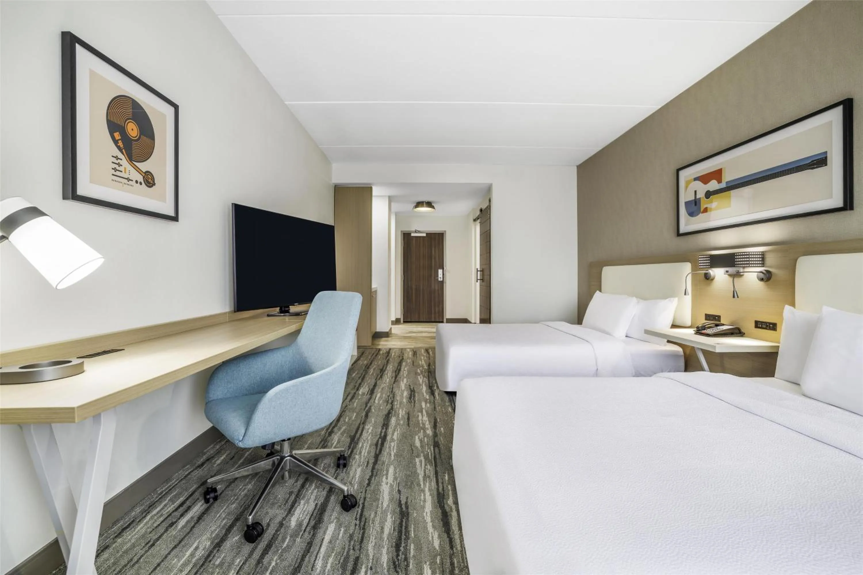 Bed in Hilton Garden Inn Nashville Opryland