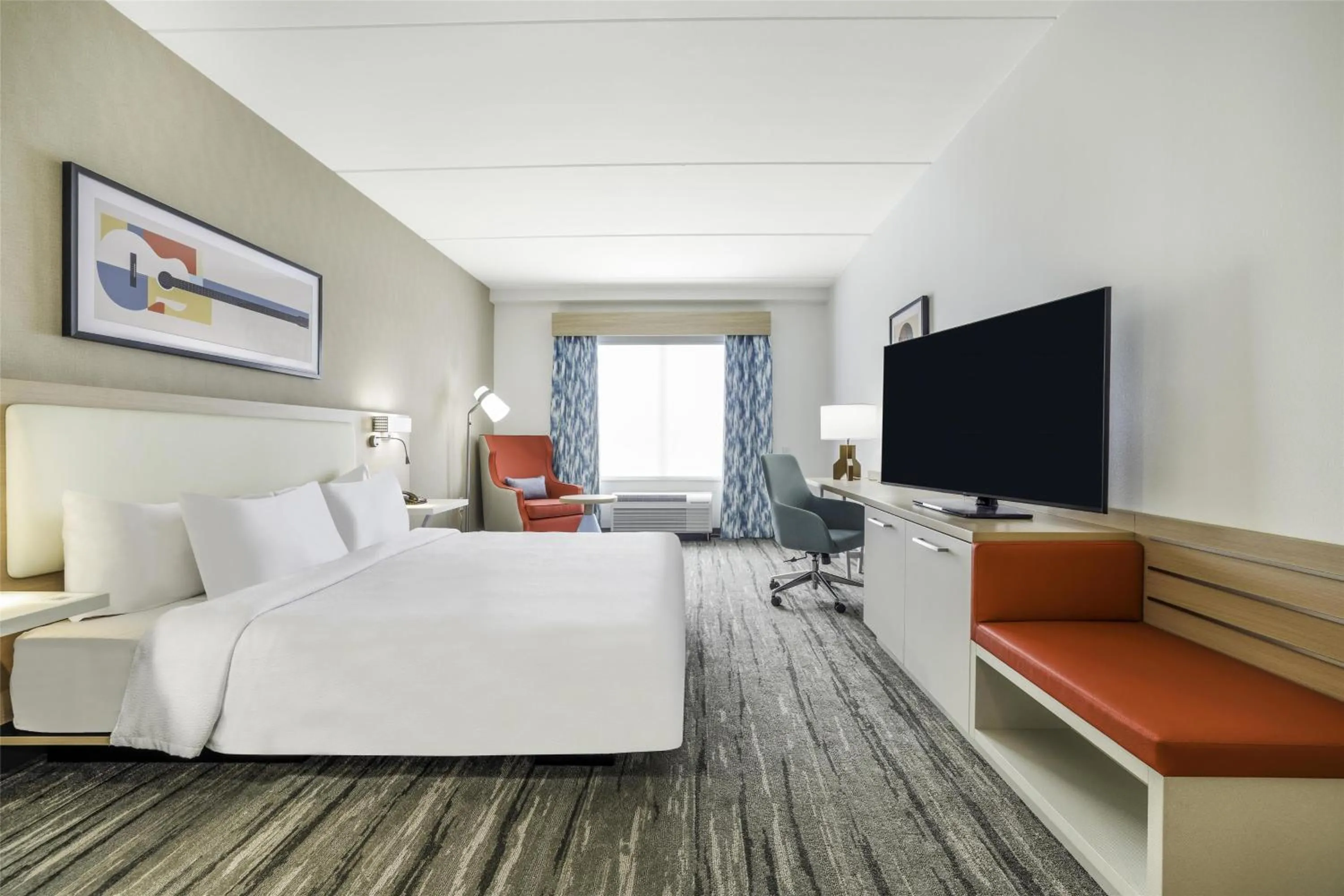 Bed in Hilton Garden Inn Nashville Opryland